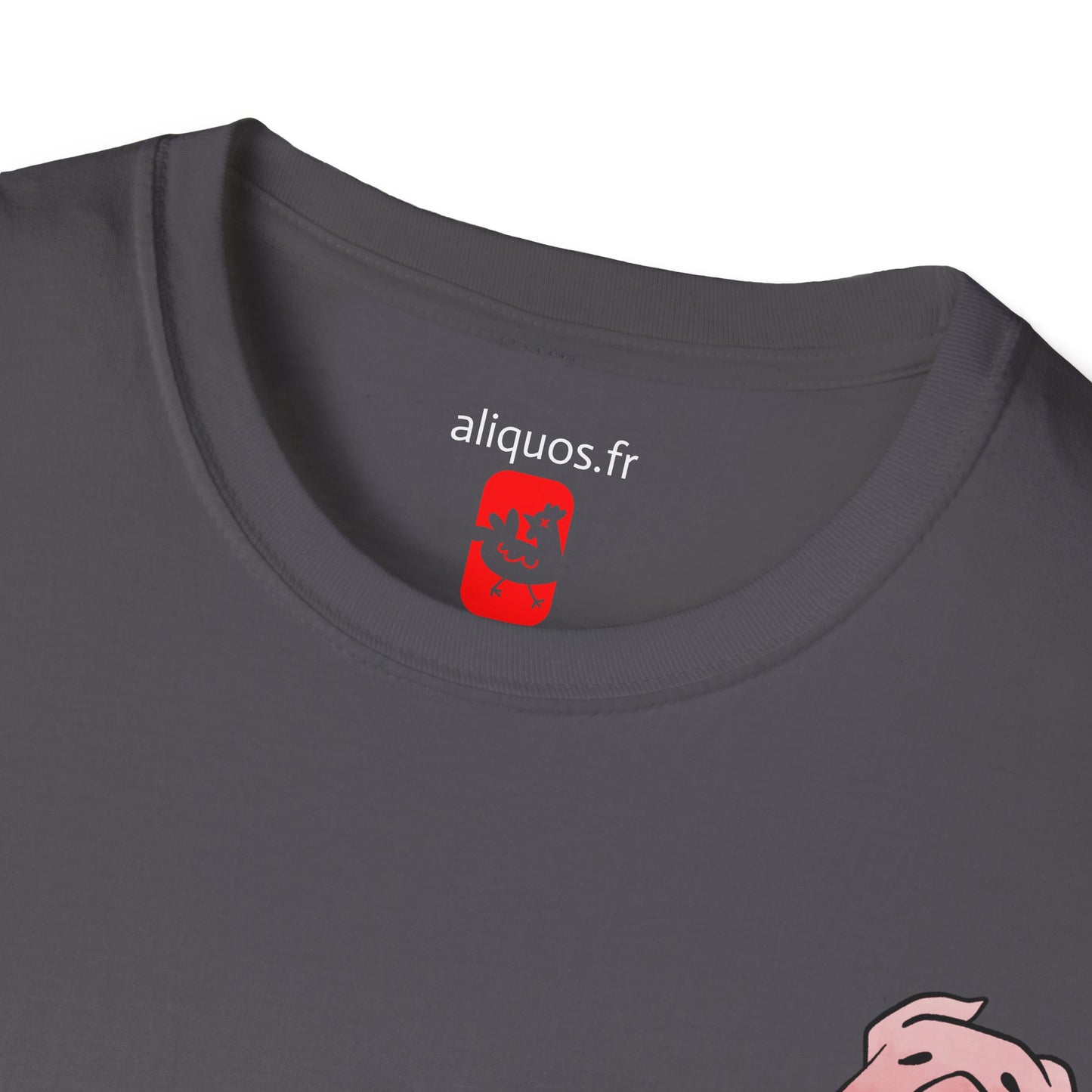 Unisex T-Shirt - Piggy Head -  Aliquos
