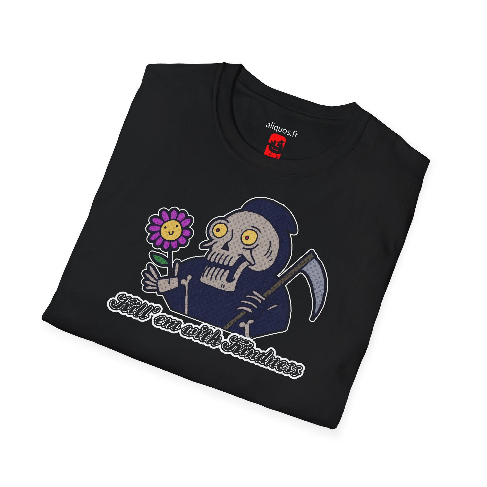 Unisex Tee - Kill Them With Kindness Design - ALIQUOS