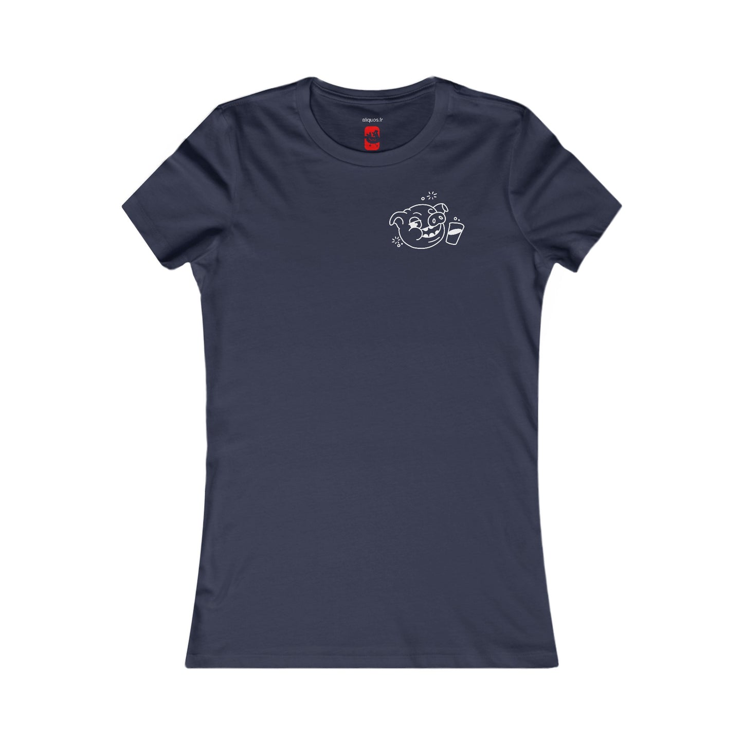Drunken Piggy Women's fitted Tee - ALIQUOS