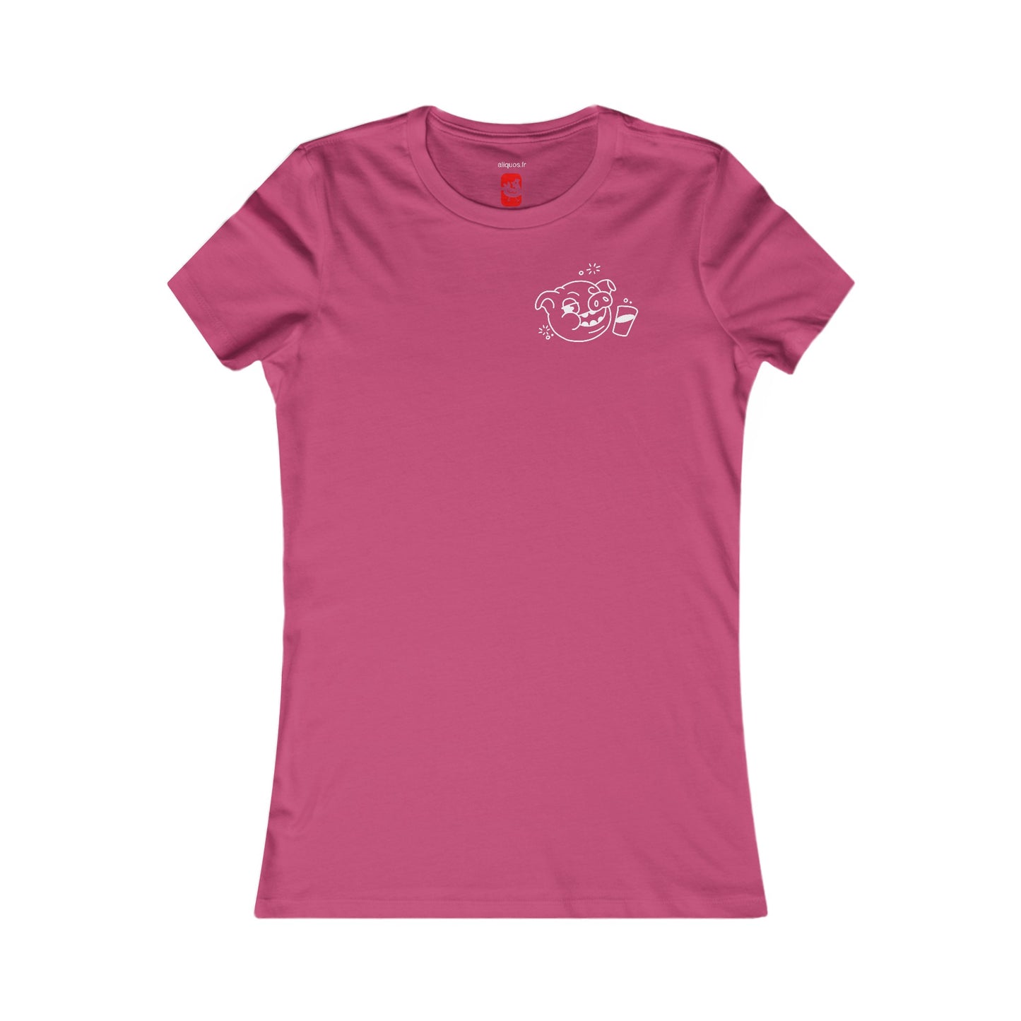 Drunken Piggy Women's fitted Tee - ALIQUOS