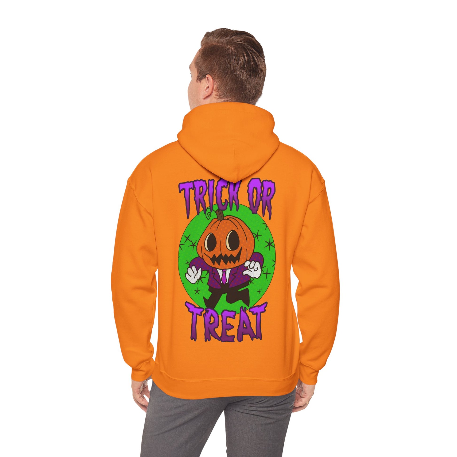 Unisex Hooded Sweatshirt -  Halloween Jack O' Lantern - ALIQUOS