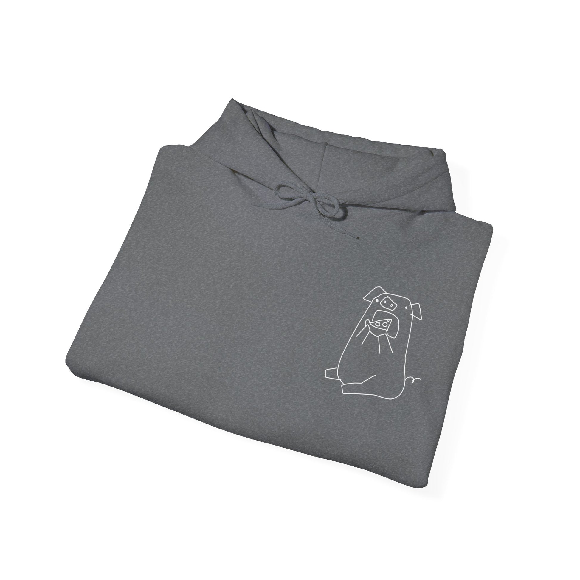Pizza Piggy Unisex Hooded Sweatshirt - ALIQUOS