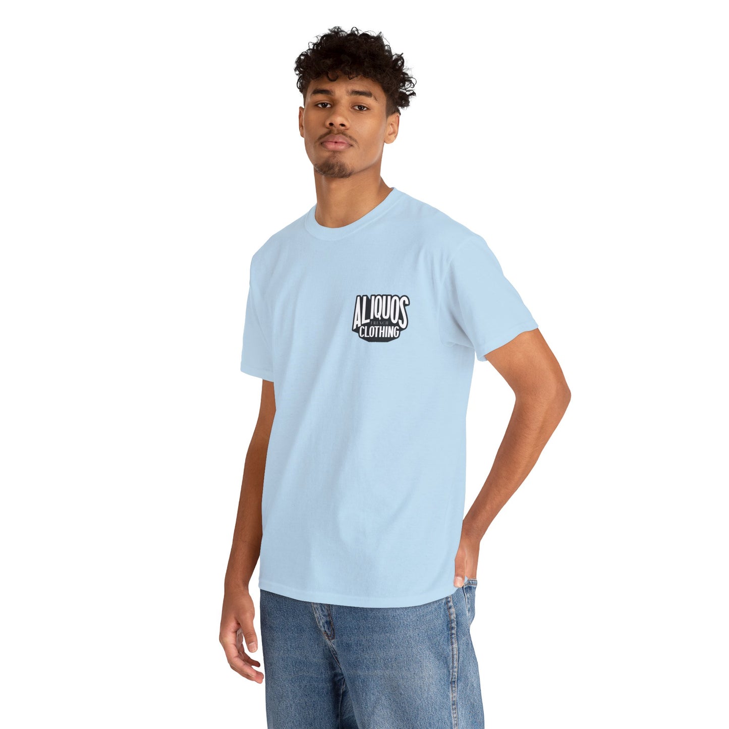 Men's Blue Chicken Tee - ALIQUOS