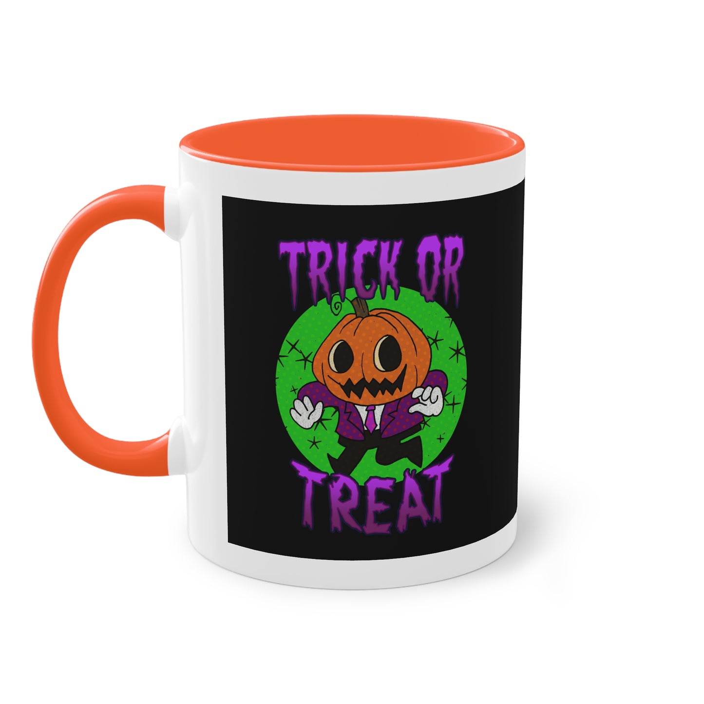 Two Tone Mug - Halloween Jack O' Lantern - ALIQUOS