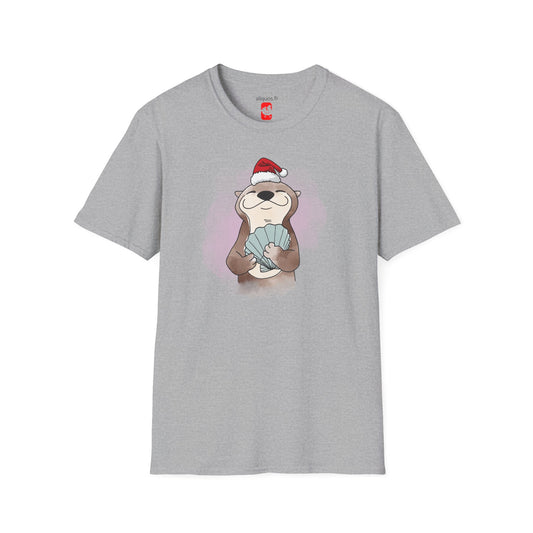 Unisex T-Shirt - Christmas Otter 3