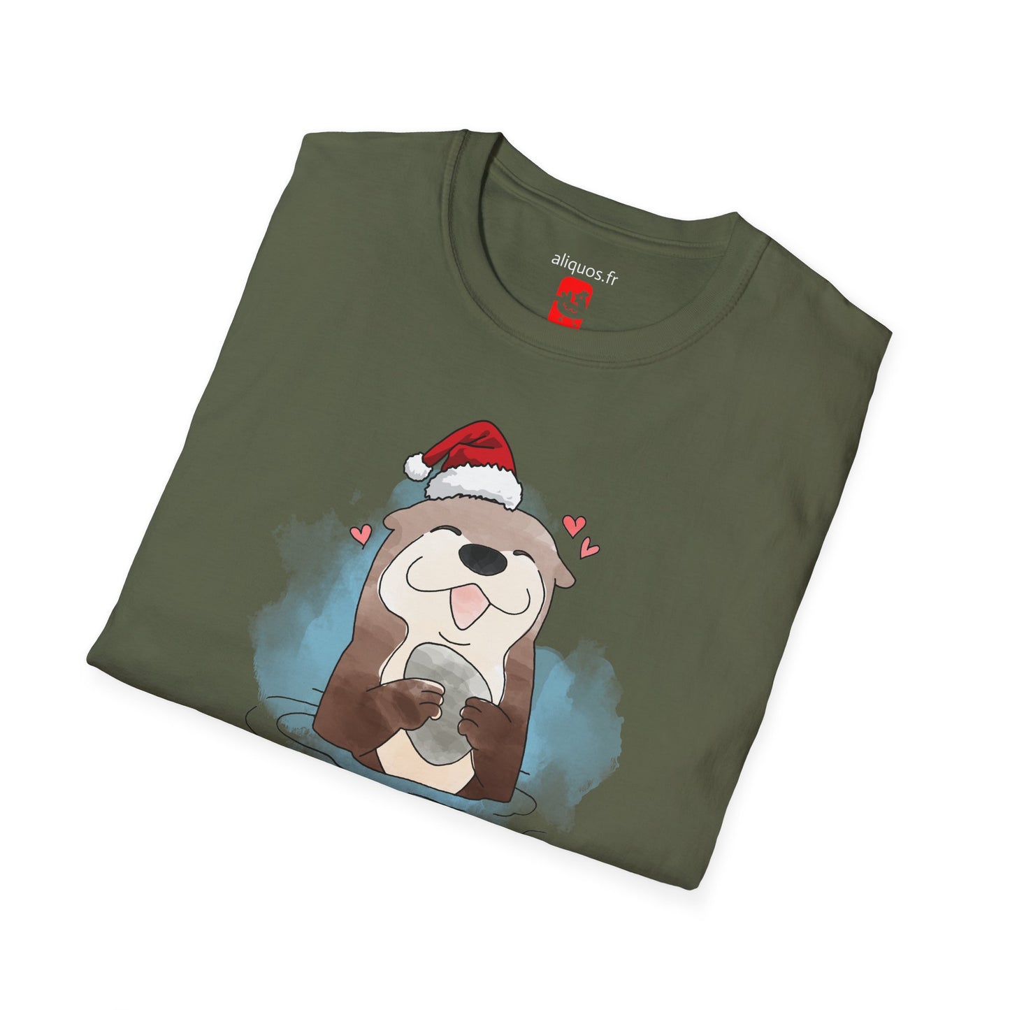 Unisex T-Shirt - Christmas Otter 16