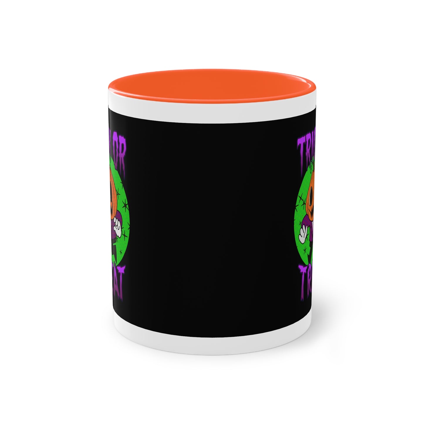 Two Tone Mug - Halloween Jack O' Lantern - ALIQUOS