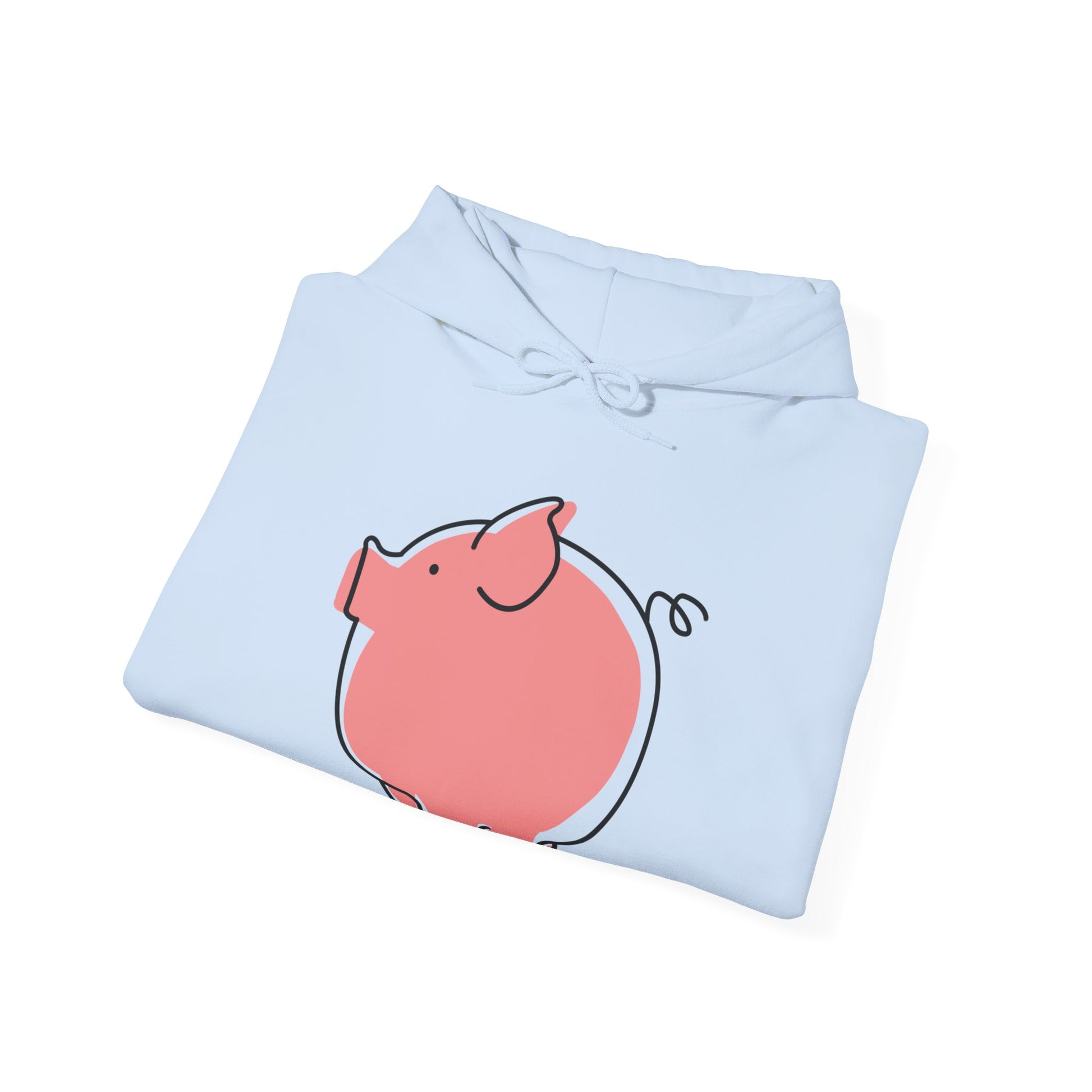 Pudgy Piggy Unisex Hooded Sweatshirt - ALIQUOS