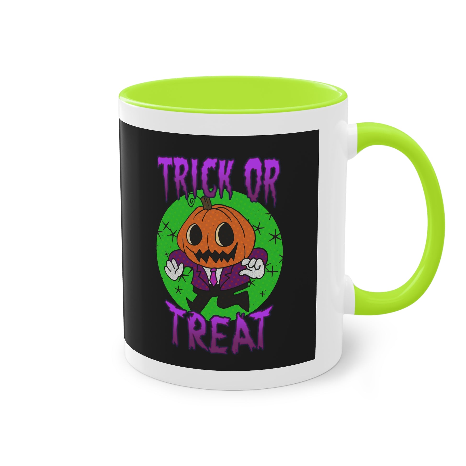 Two Tone Mug - Halloween Jack O' Lantern - ALIQUOS