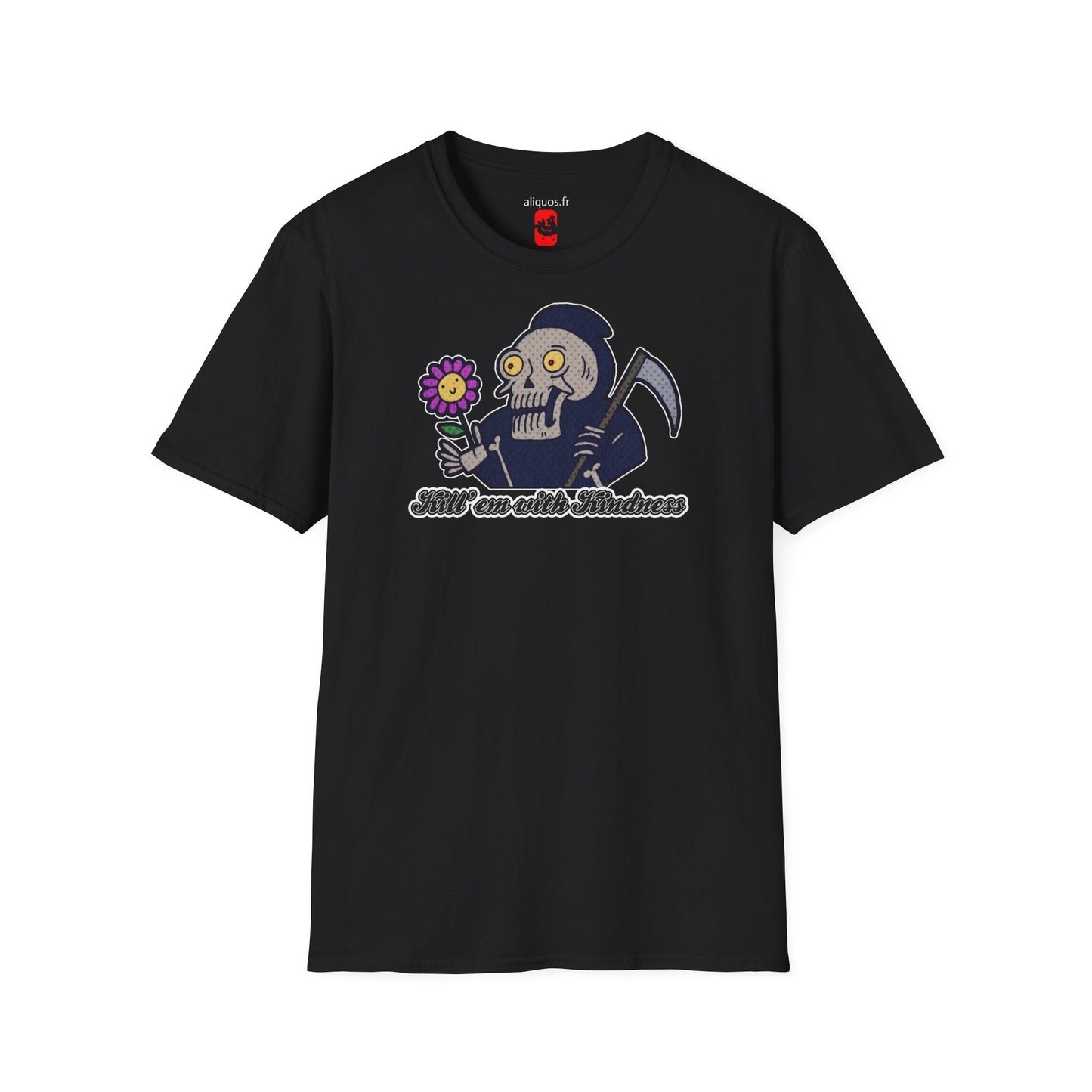 Unisex Tee - Kill Them With Kindness Design - ALIQUOS