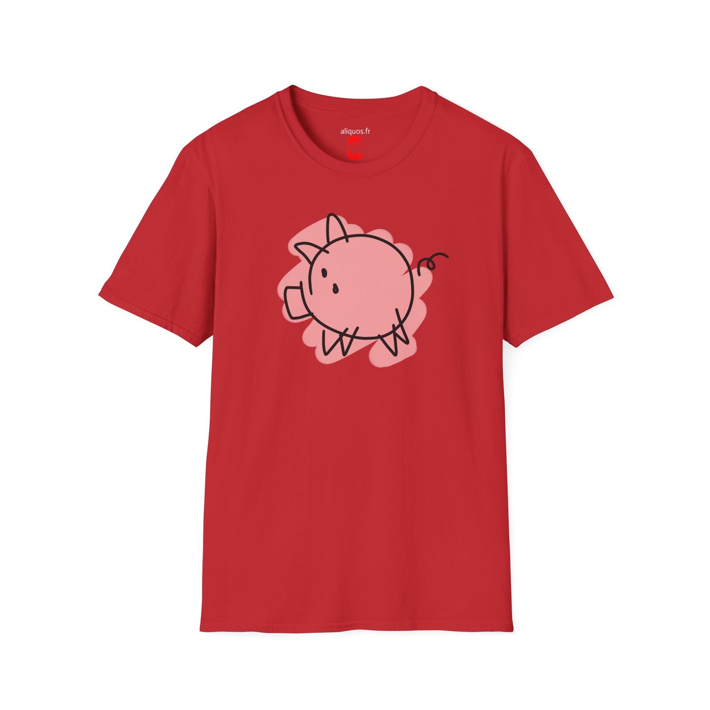 Unisex T-Shirt - Circle Piggy -  Aliquos