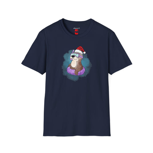 Unisex T-Shirt - Christmas Otter 4