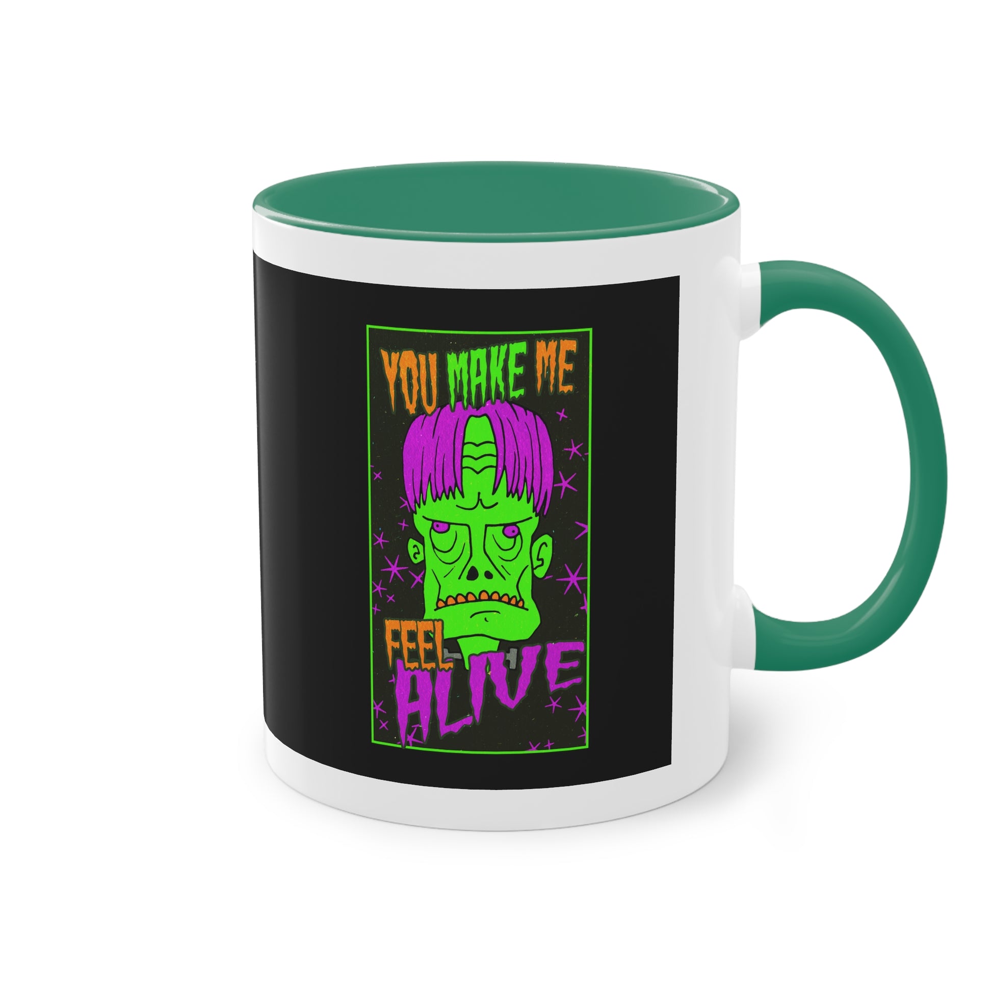 Two Tone Mug - Frankenstein Monster Design - ALIQUOS