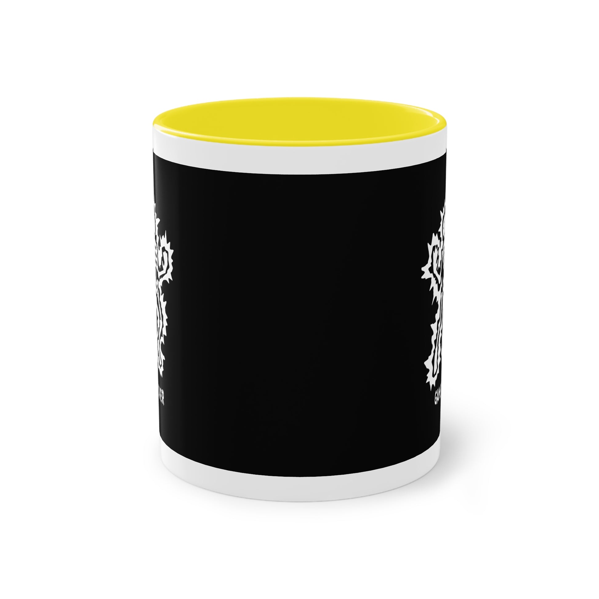 Two Tone Mug - Halloween Skeleton 'Game Over' Design - ALIQUOS