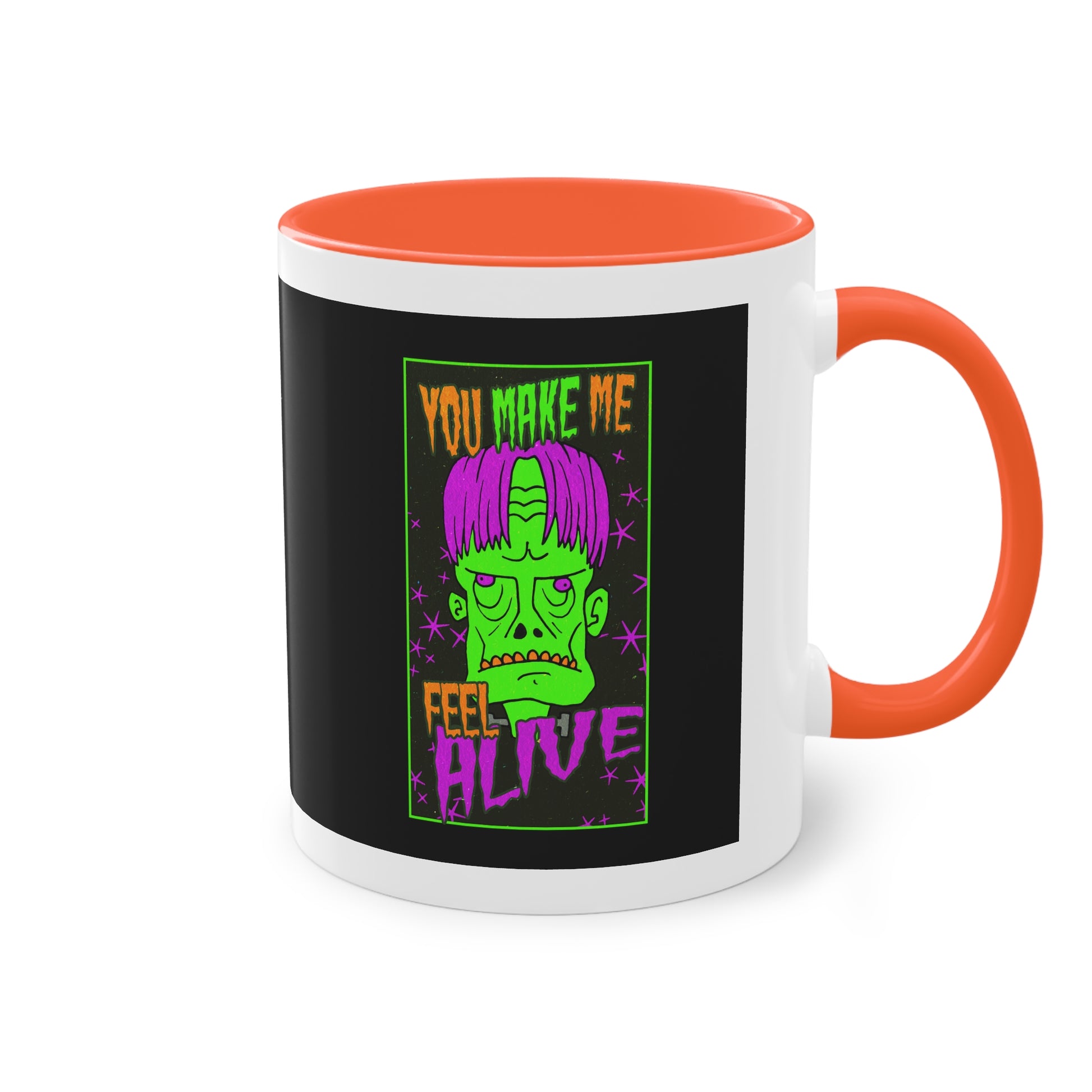 Two Tone Mug - Frankenstein Monster Design - ALIQUOS
