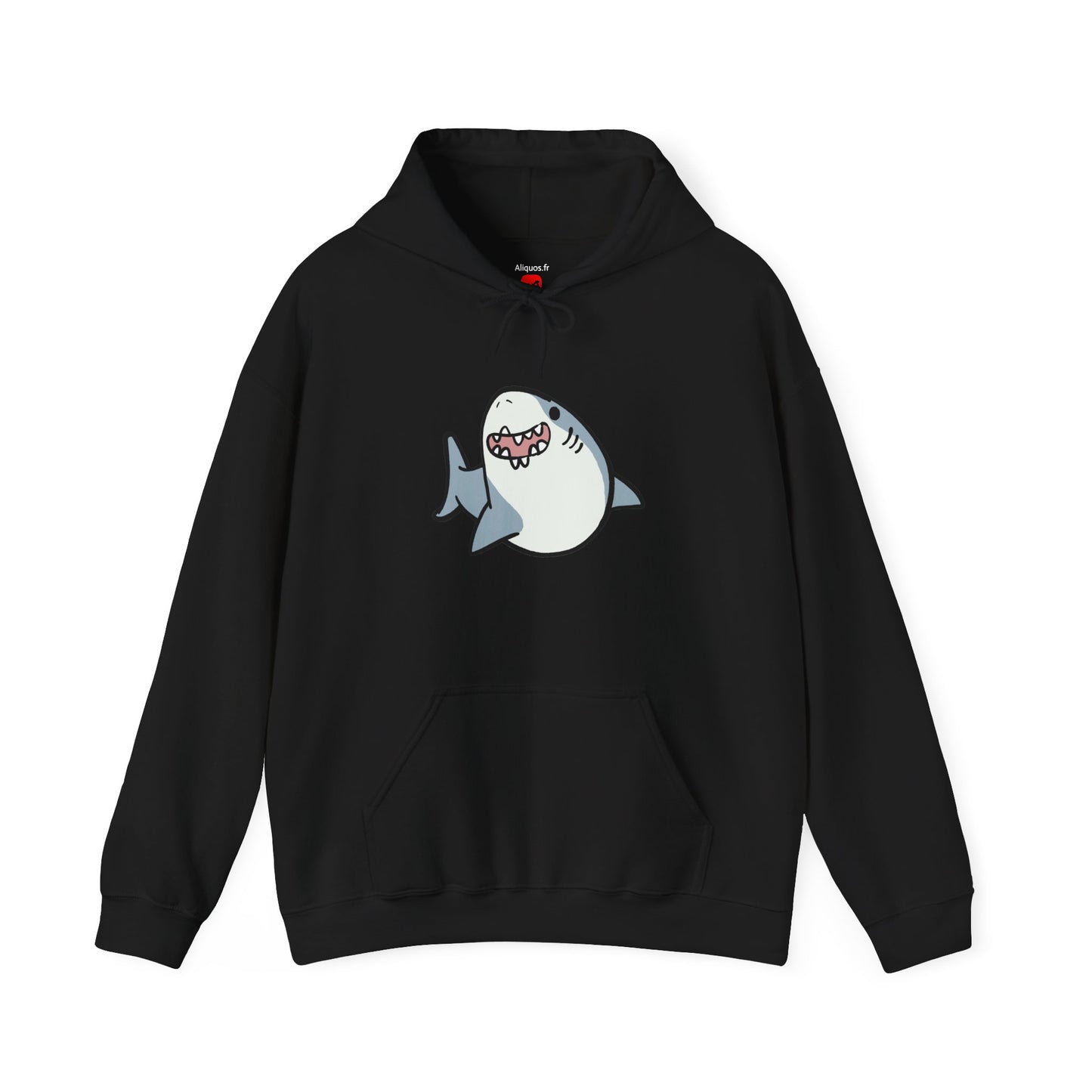 Sweat à capuche unisexe - Happy Shark - Aliquos 