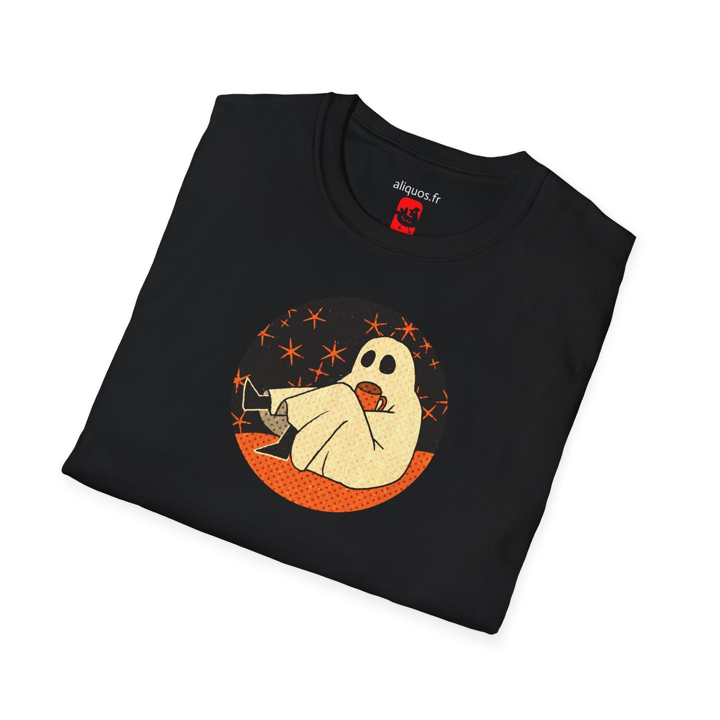 Unisex T-Shirt - 'Moonlit Coffee' Design