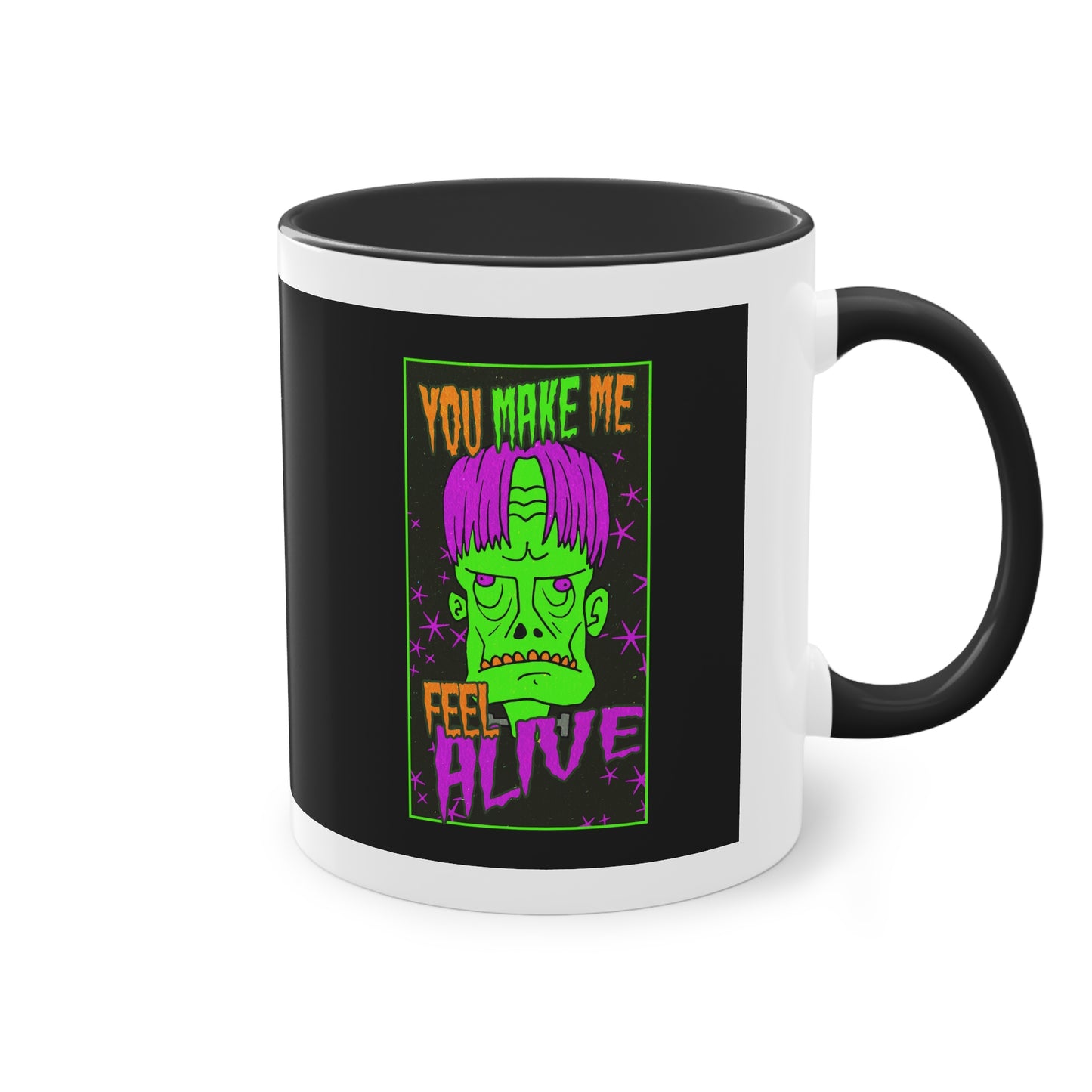 Two Tone Mug - Frankenstein Monster Design - ALIQUOS