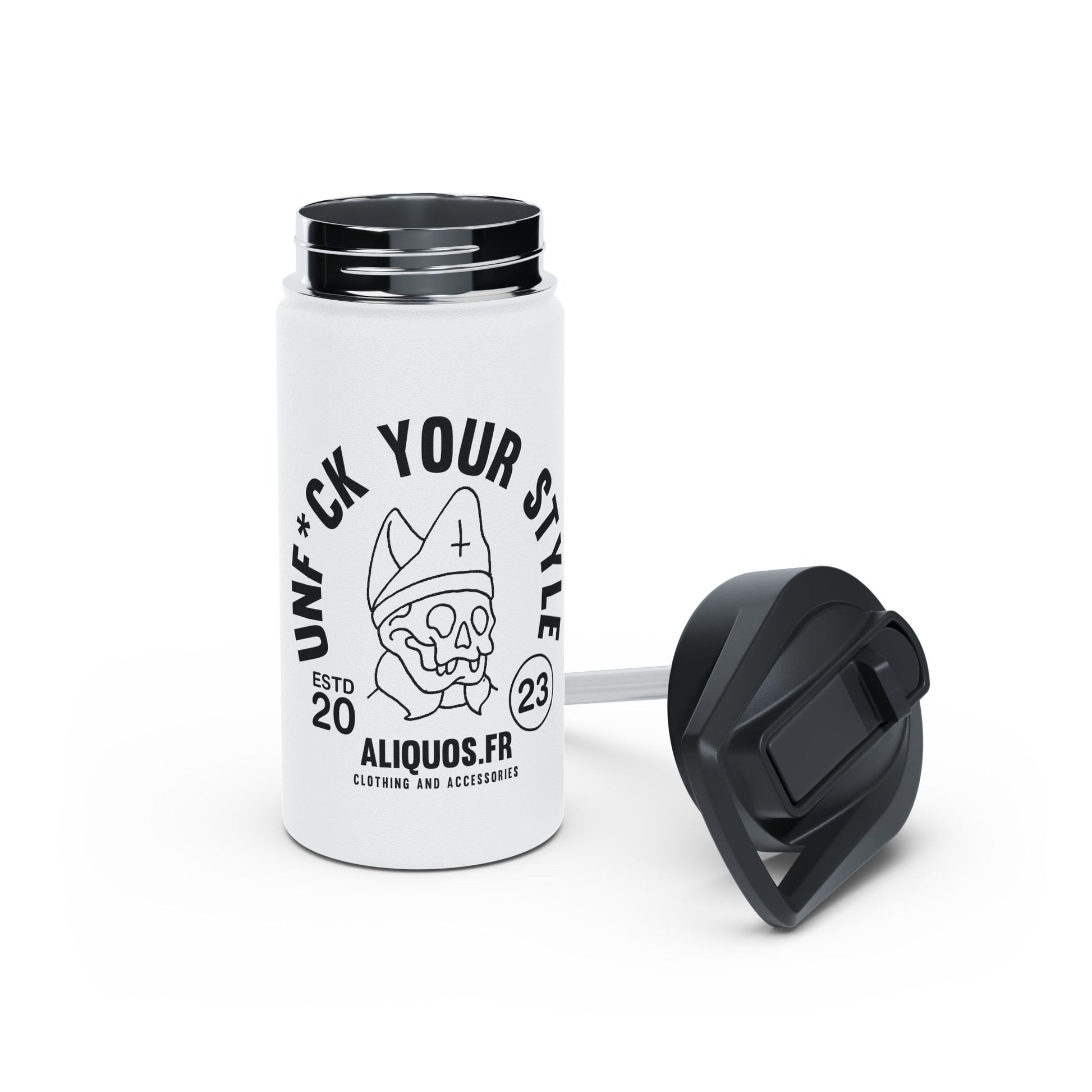 Evil Bishop Stainless Steel Water Bottle, Standard Lid - ALIQUOS