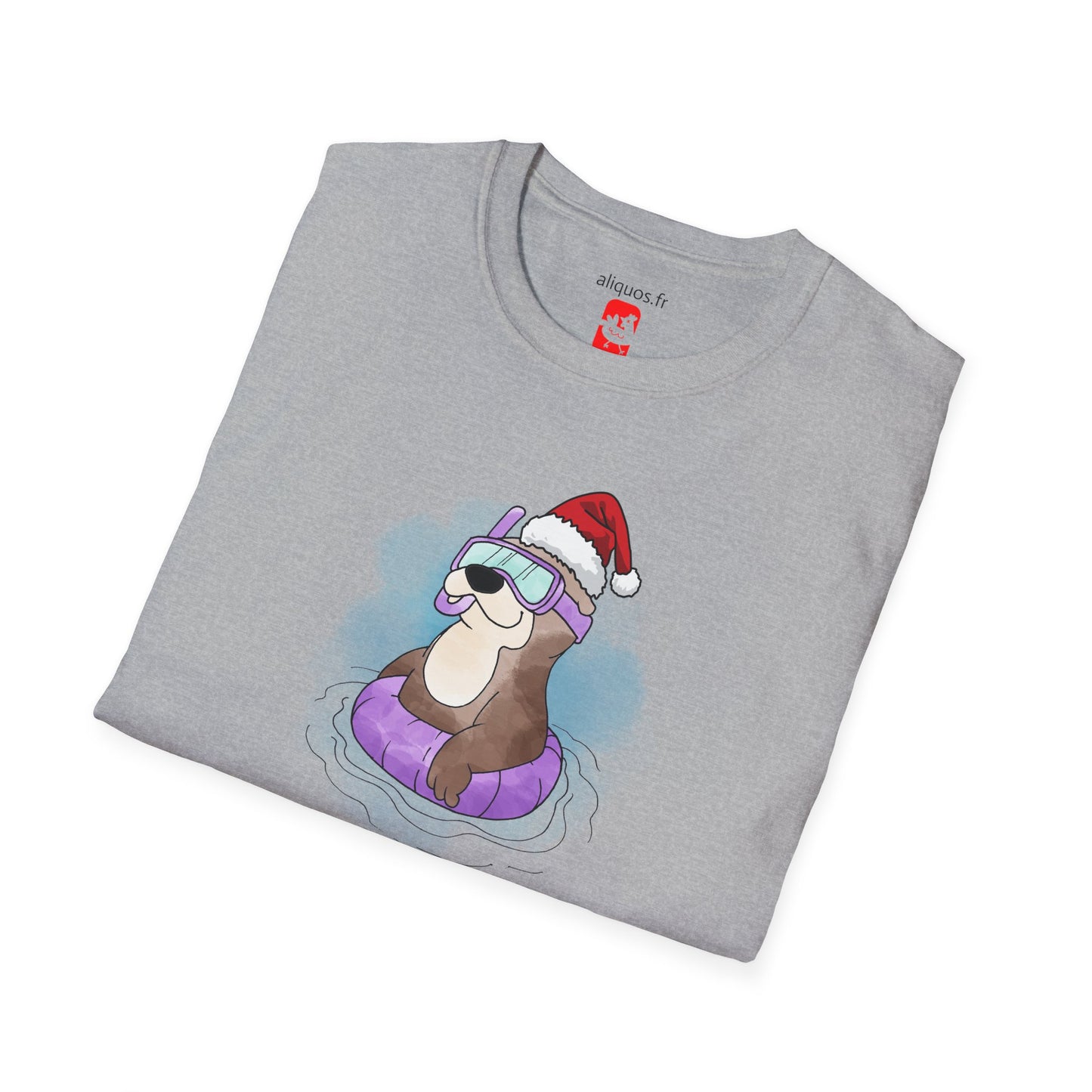 Unisex T-Shirt - Christmas Otter 4