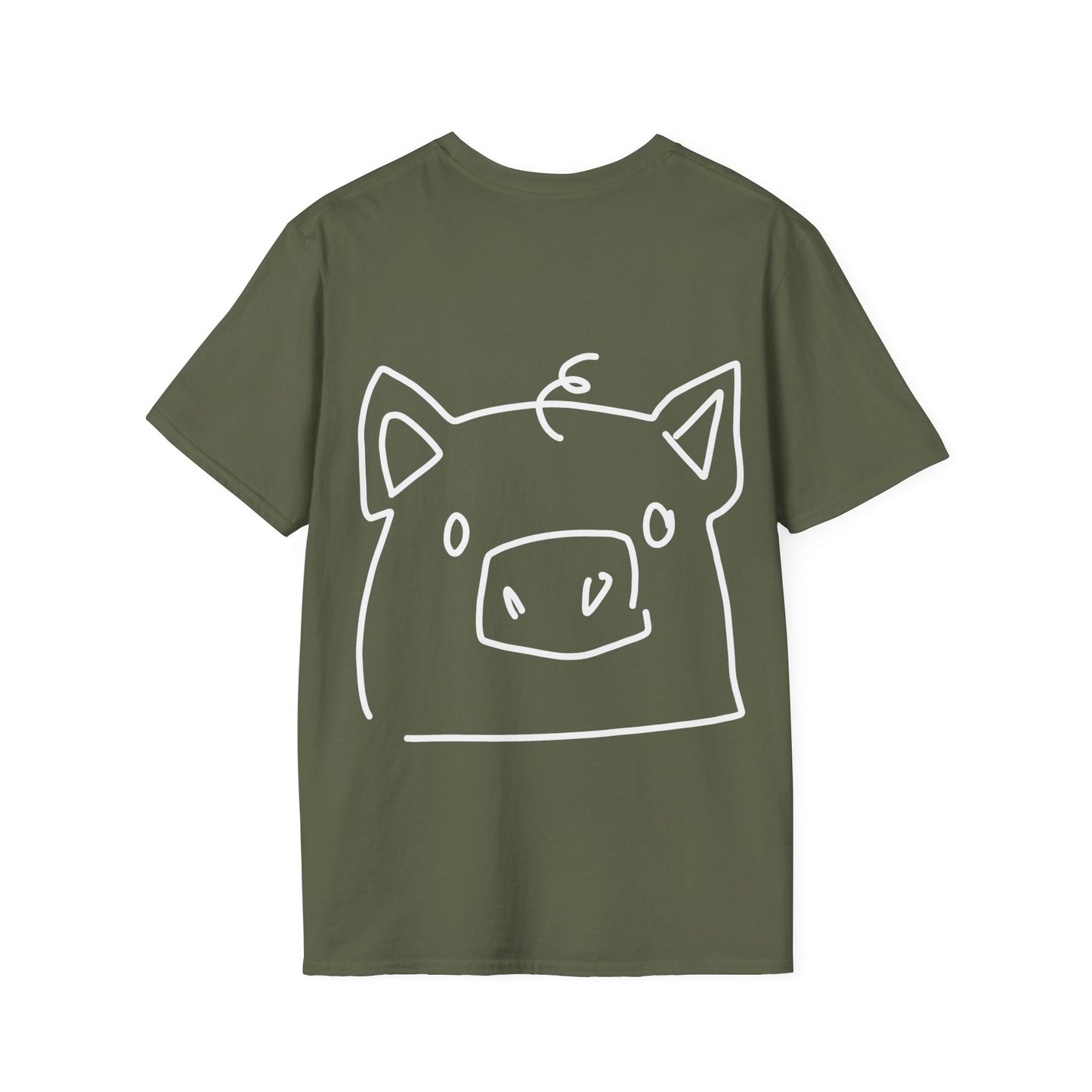 Piggy Face Unisex Tee - ALIQUOS