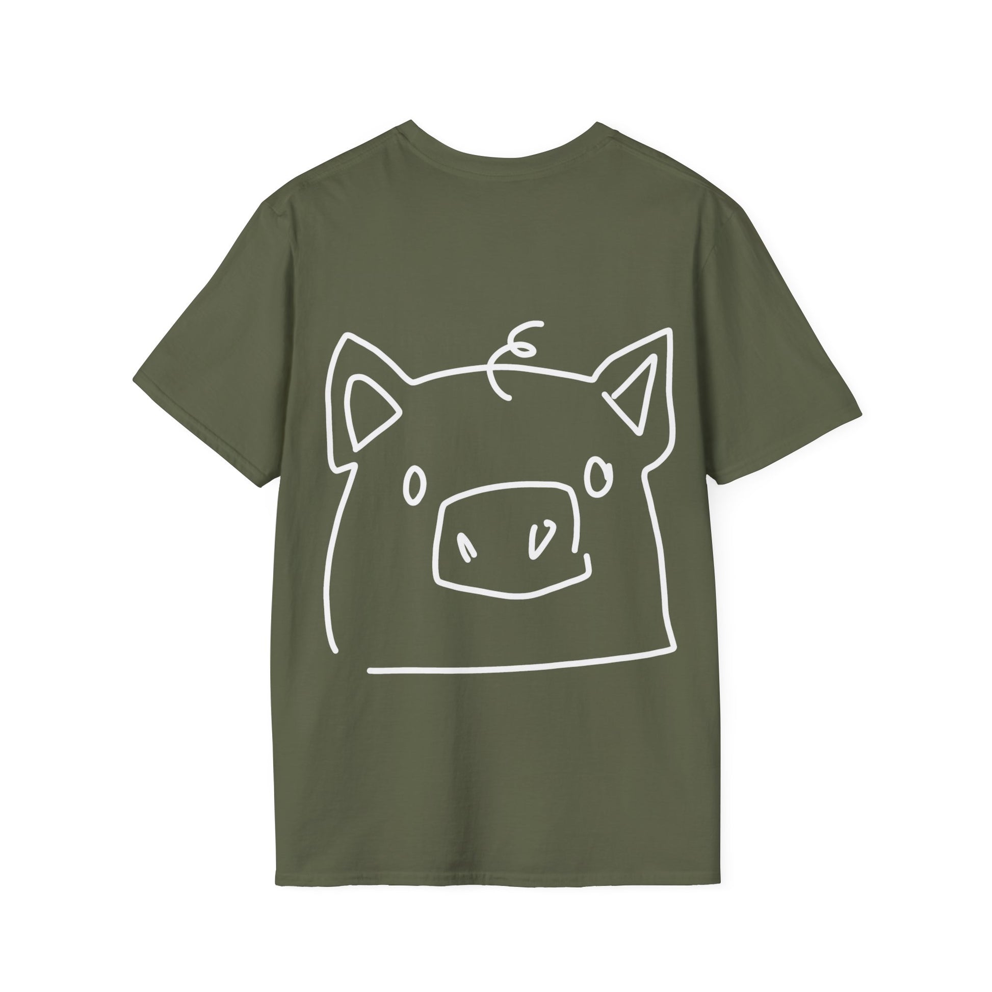 Piggy Face Unisex Tee - ALIQUOS
