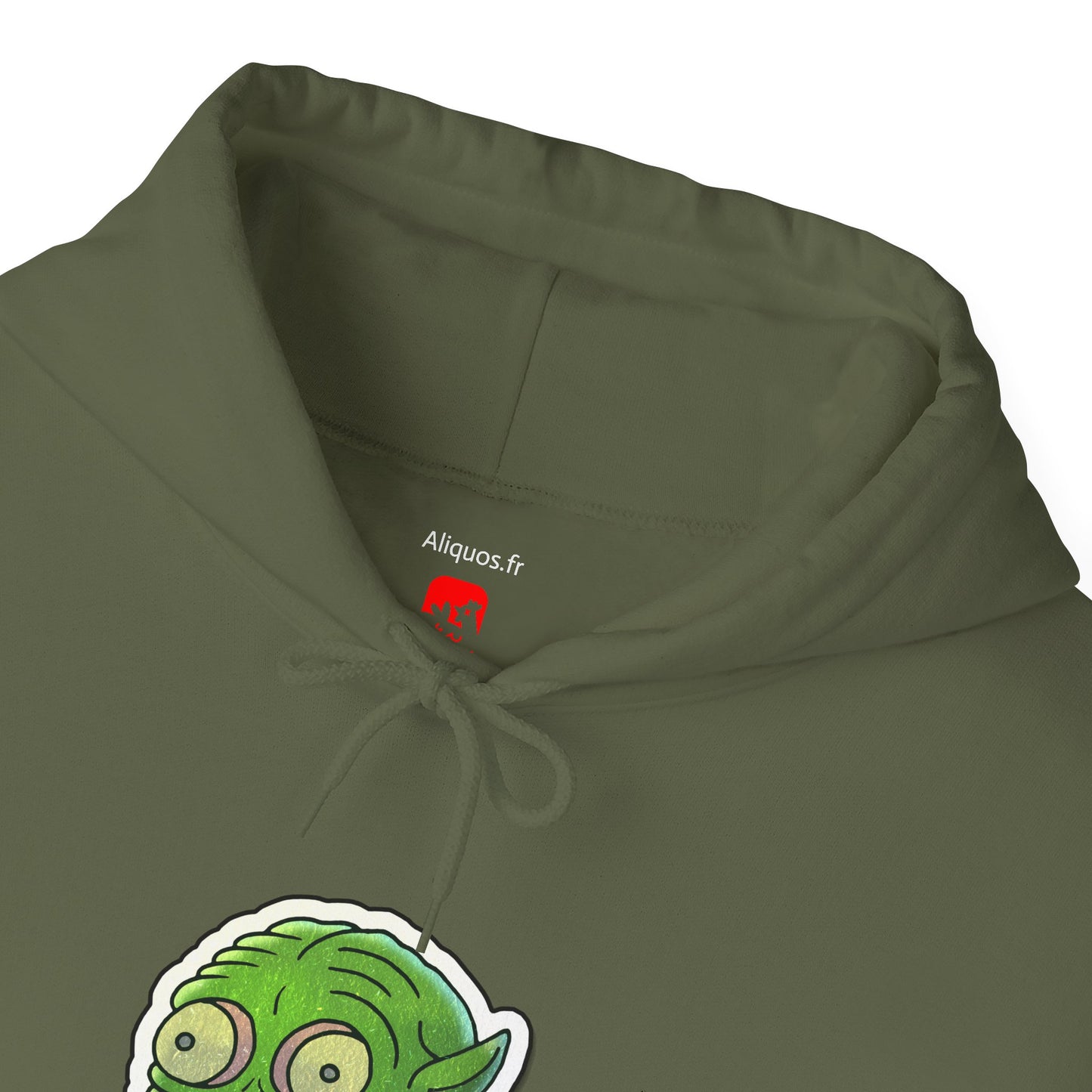 Unisex Hooded Sweatshirt - Water Monster Design - ALIQUOS