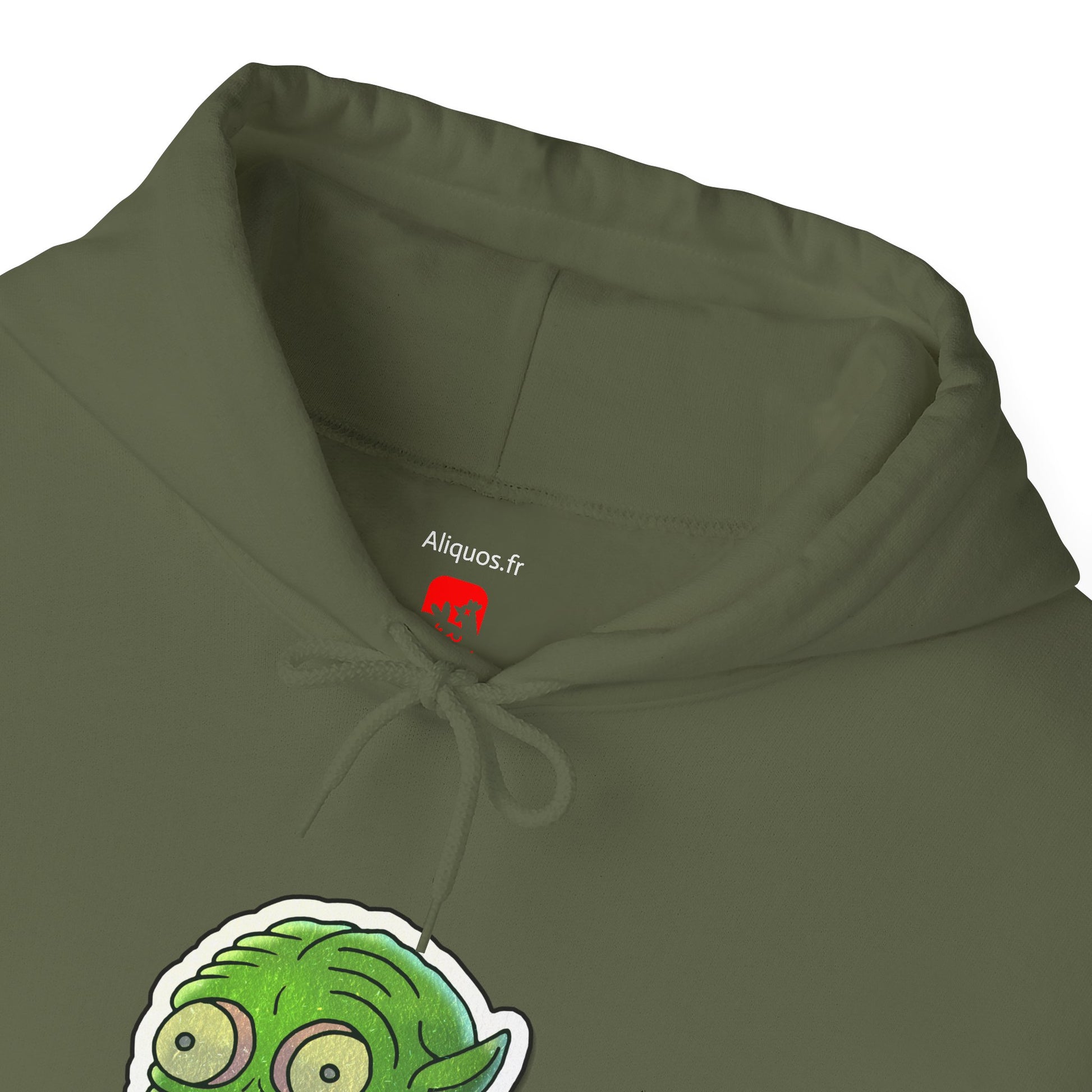 Unisex Hooded Sweatshirt - Water Monster Design - ALIQUOS