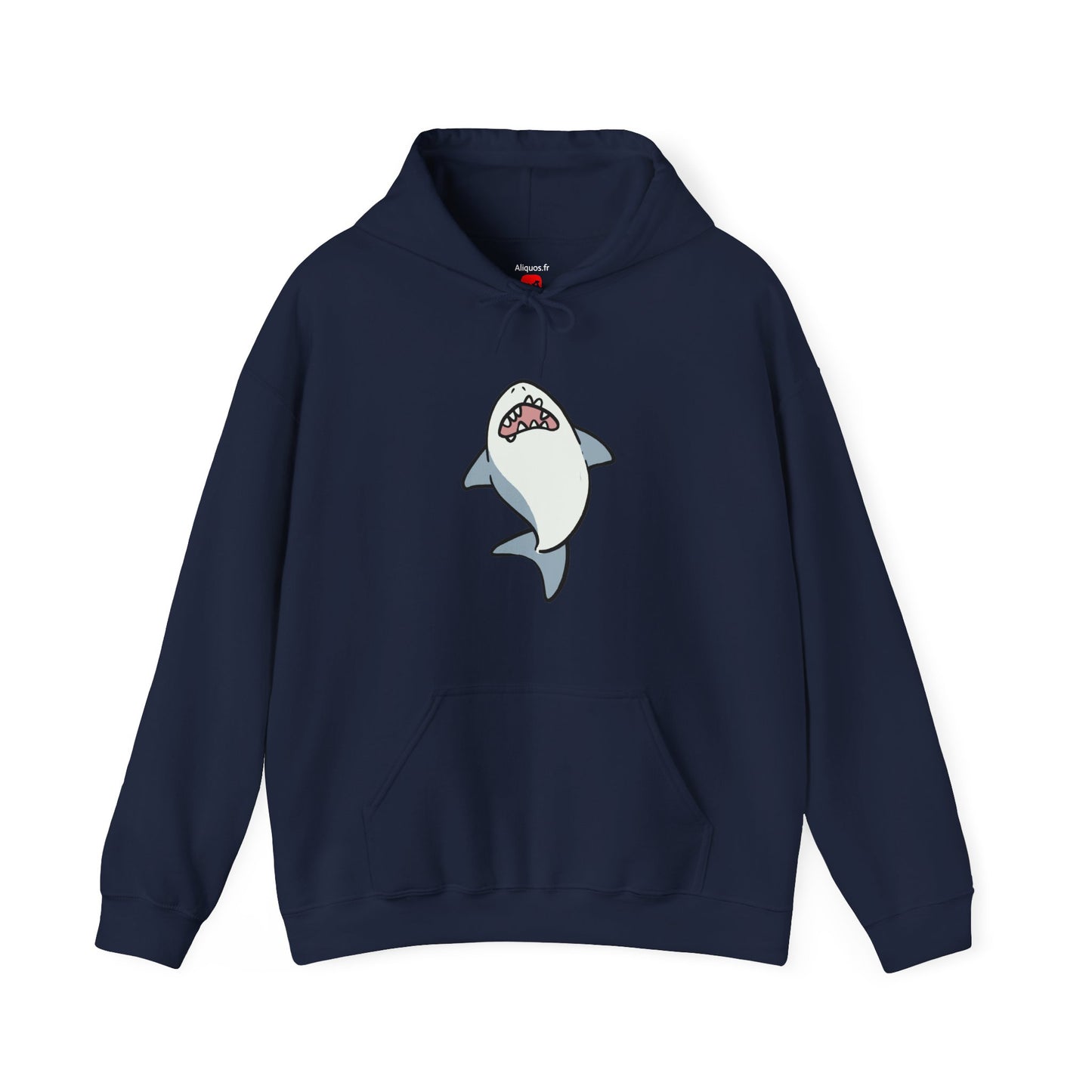 Sweat à capuche unisexe - Requin hurlant - Aliquos 