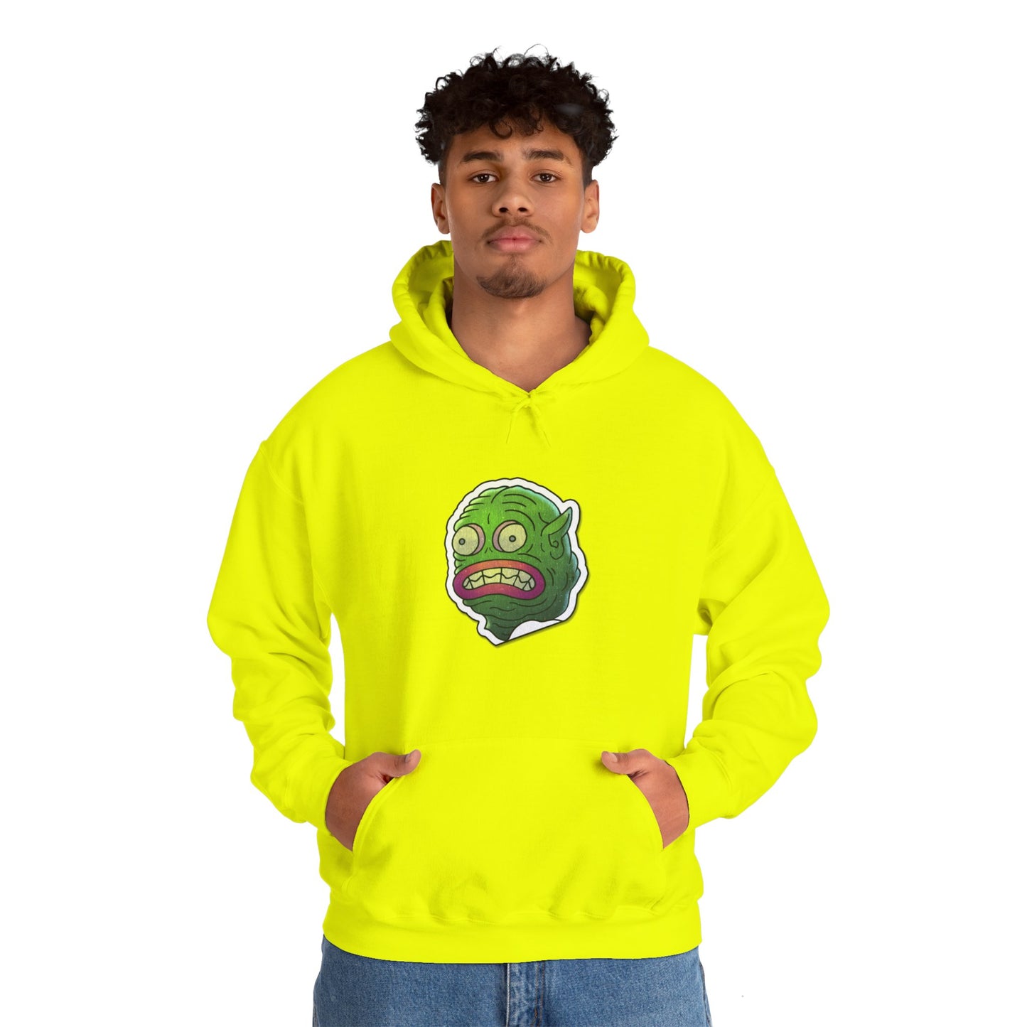 Unisex Hooded Sweatshirt - Water Monster Design - ALIQUOS