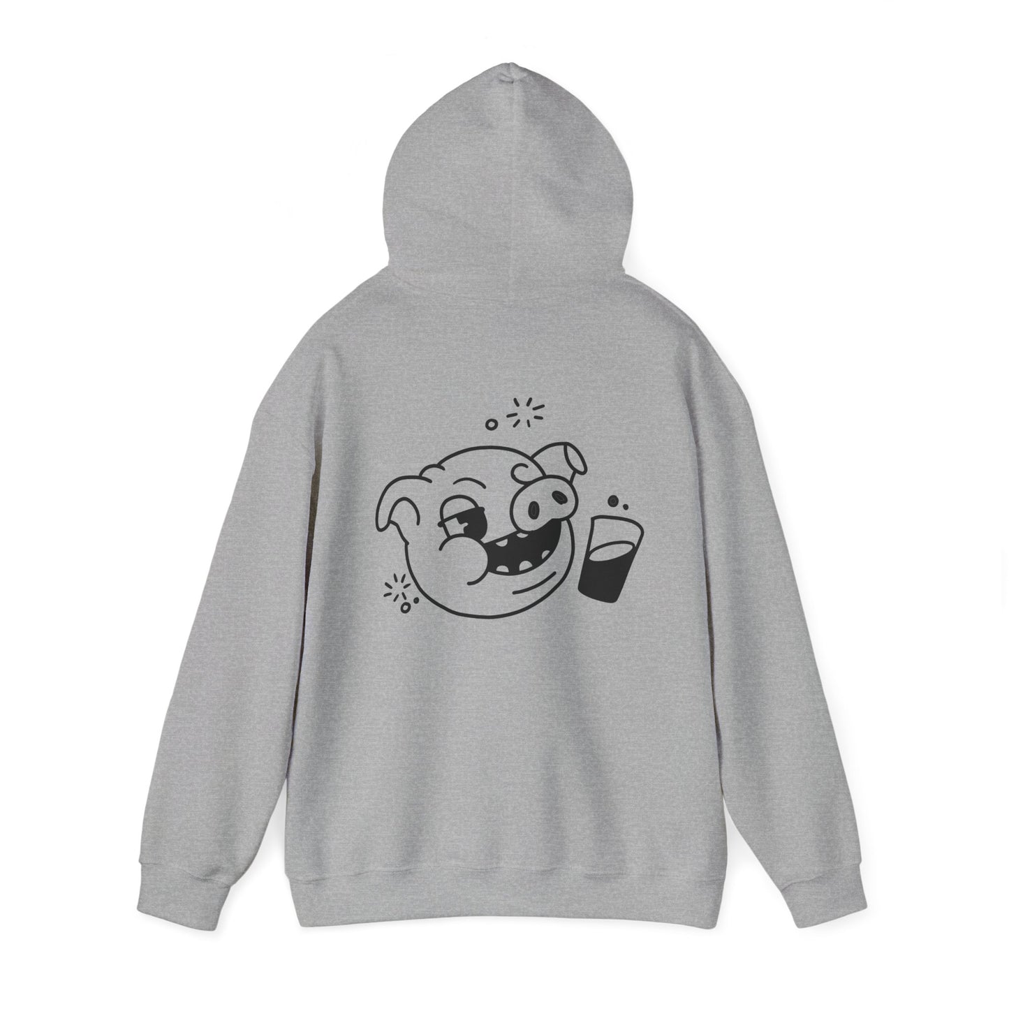 Drunken Piggy Unisex Hooded Sweatshirt - ALIQUOS