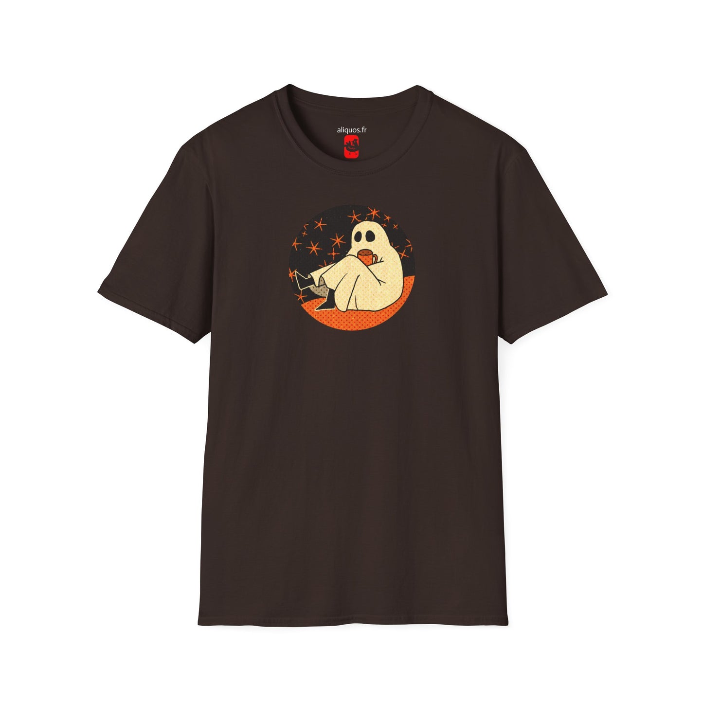 Unisex T-Shirt - 'Moonlit Coffee' Design