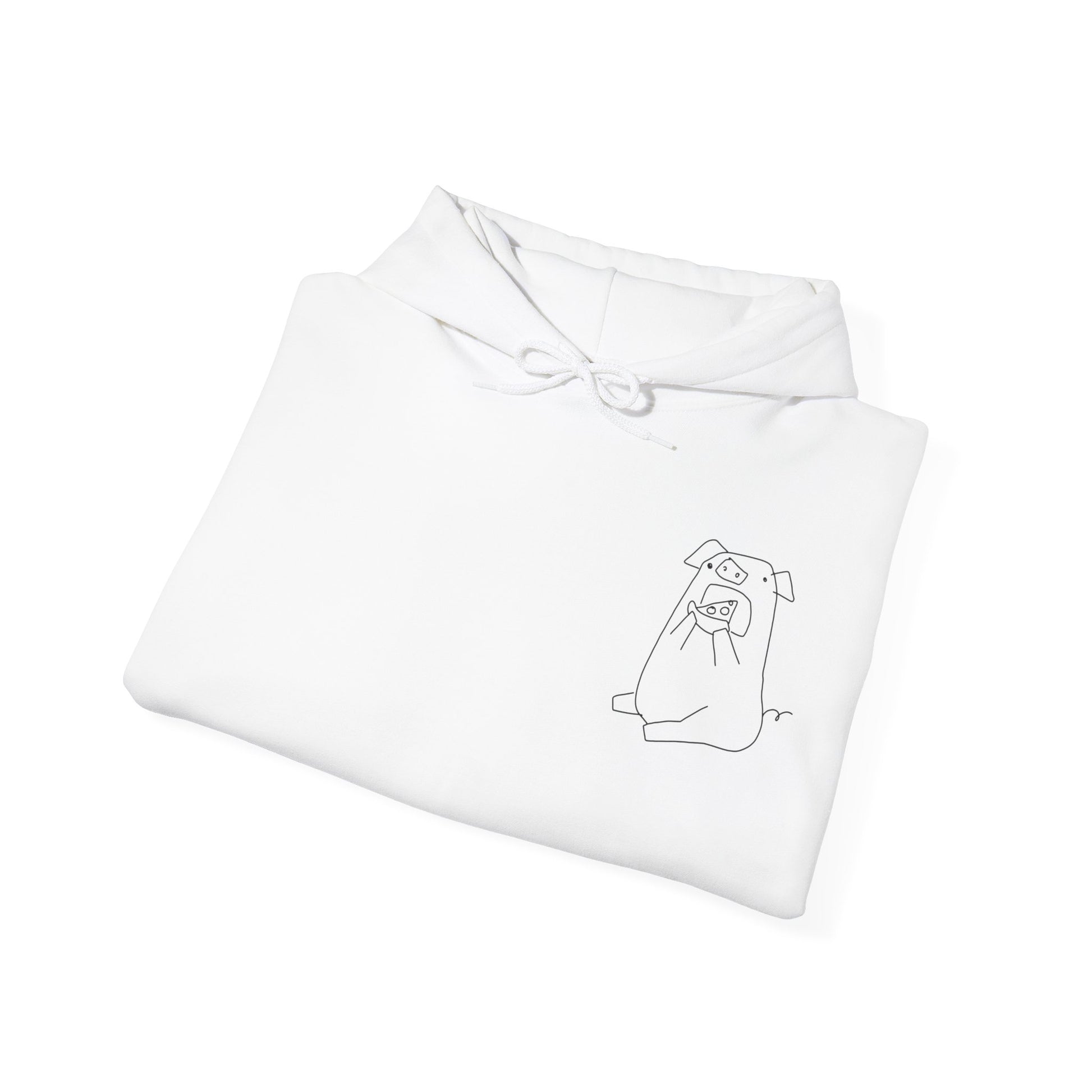 Pizza Piggy Unisex Hooded Sweatshirt - ALIQUOS