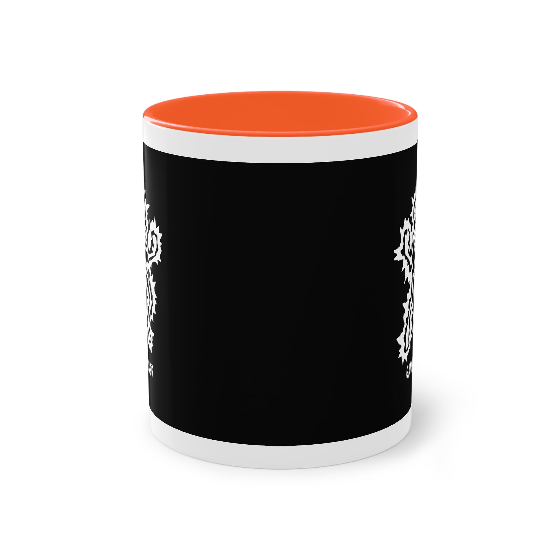 Two Tone Mug - Halloween Skeleton 'Game Over' Design - ALIQUOS