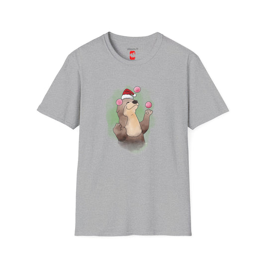 Unisex T-Shirt - Christmas Otter 10