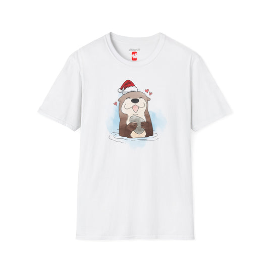 Unisex T-Shirt - Christmas Otter 16