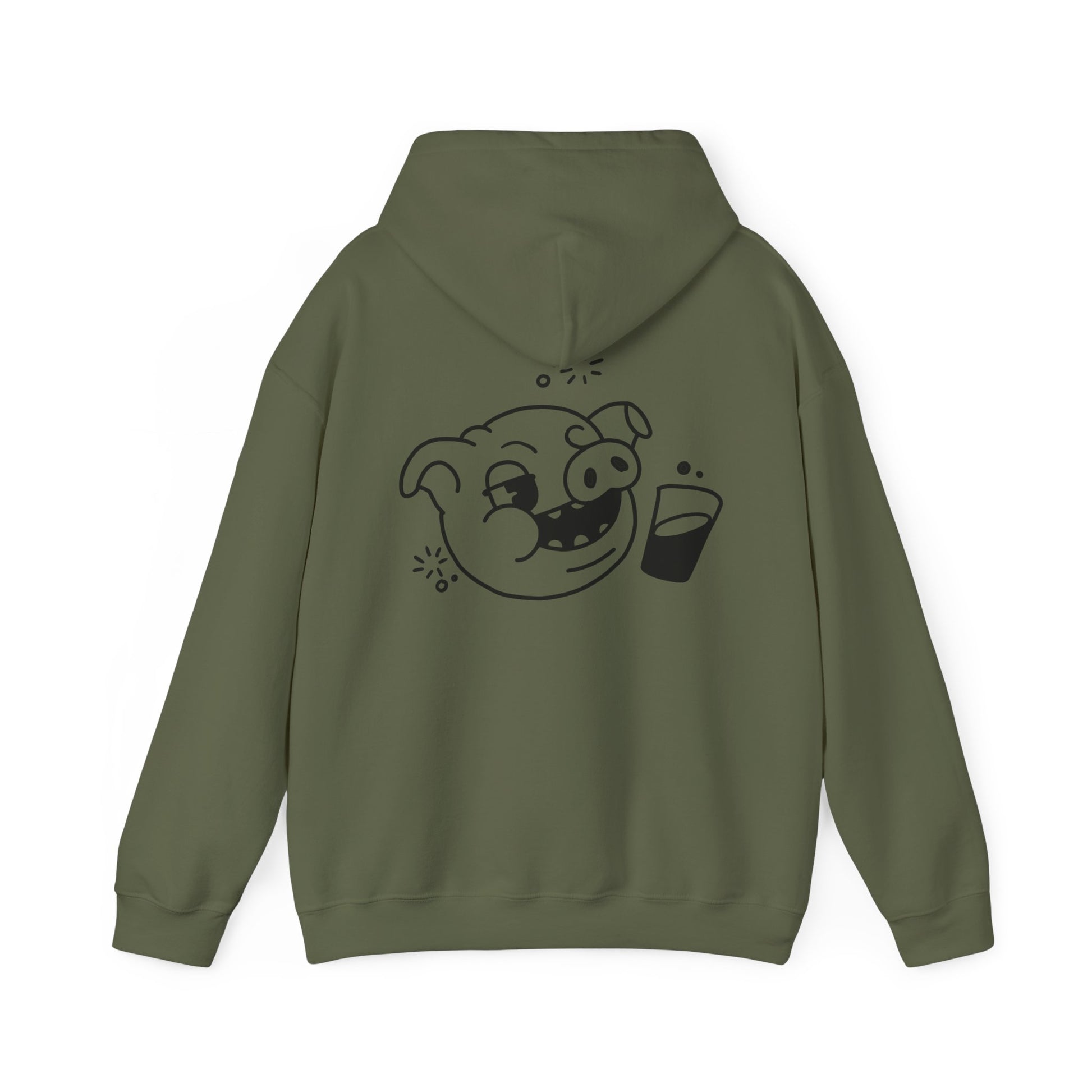 Drunken Piggy Unisex Hooded Sweatshirt - ALIQUOS
