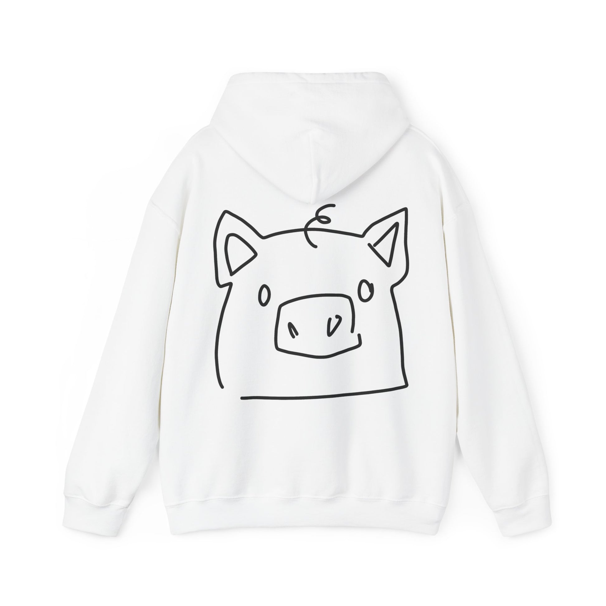 Piggy Face Unisex Hooded Sweatshirt - ALIQUOS