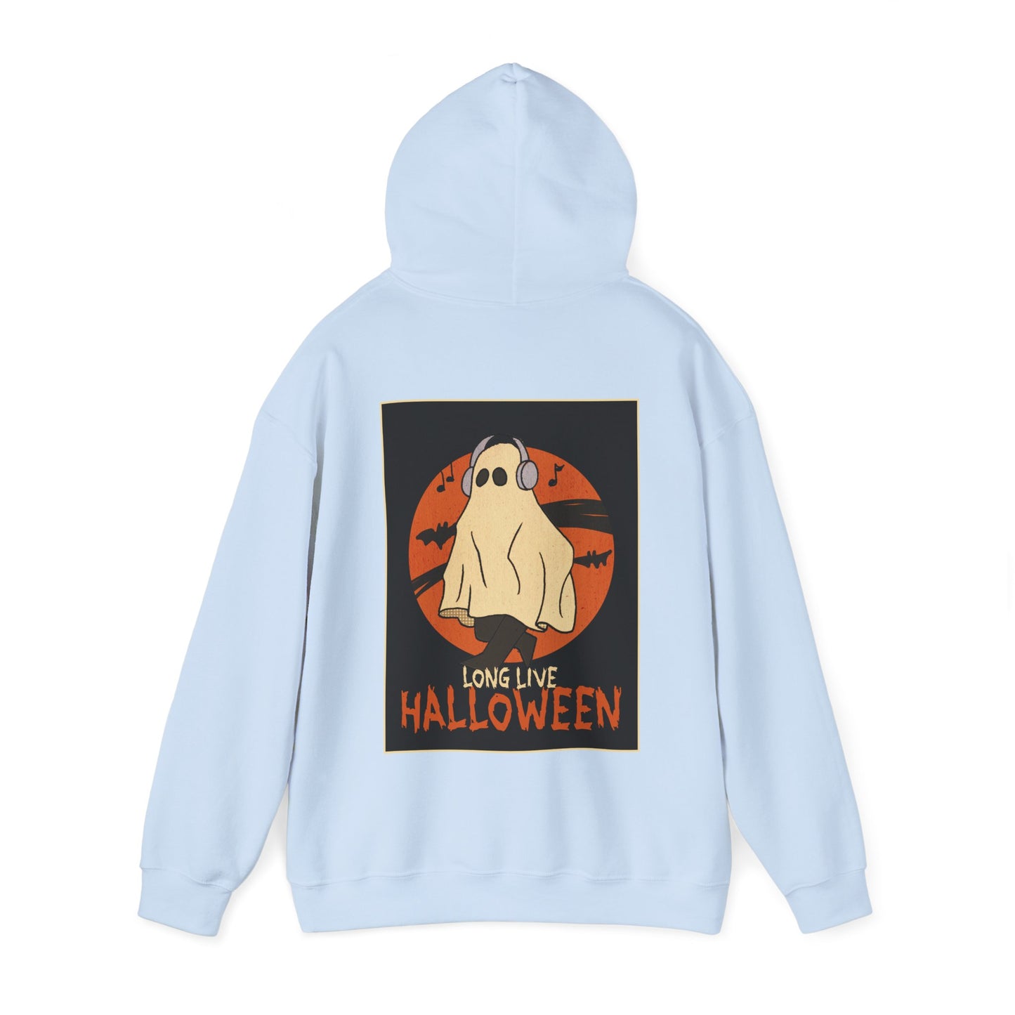 Sweat à capuche unisexe - Motif « Fantôme musical » 