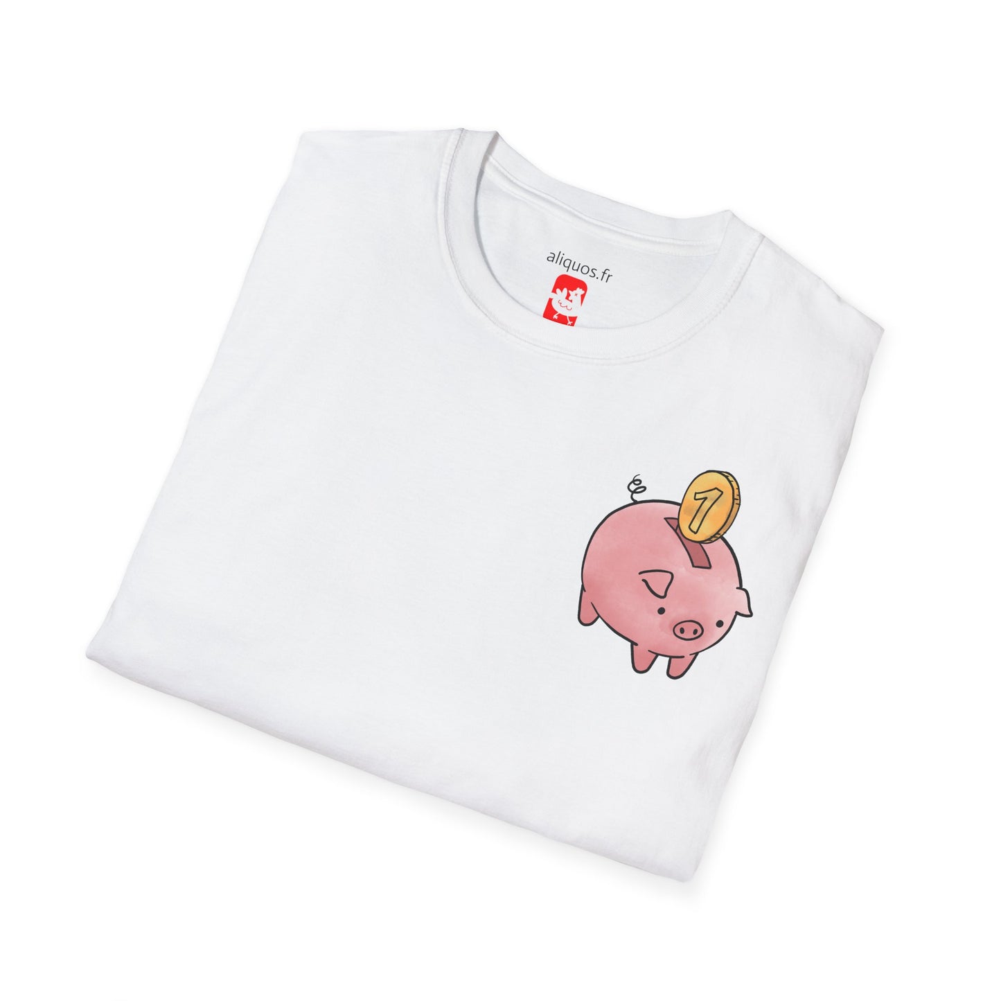 Unisex T-Shirt - Piggy Bank -  Aliquos