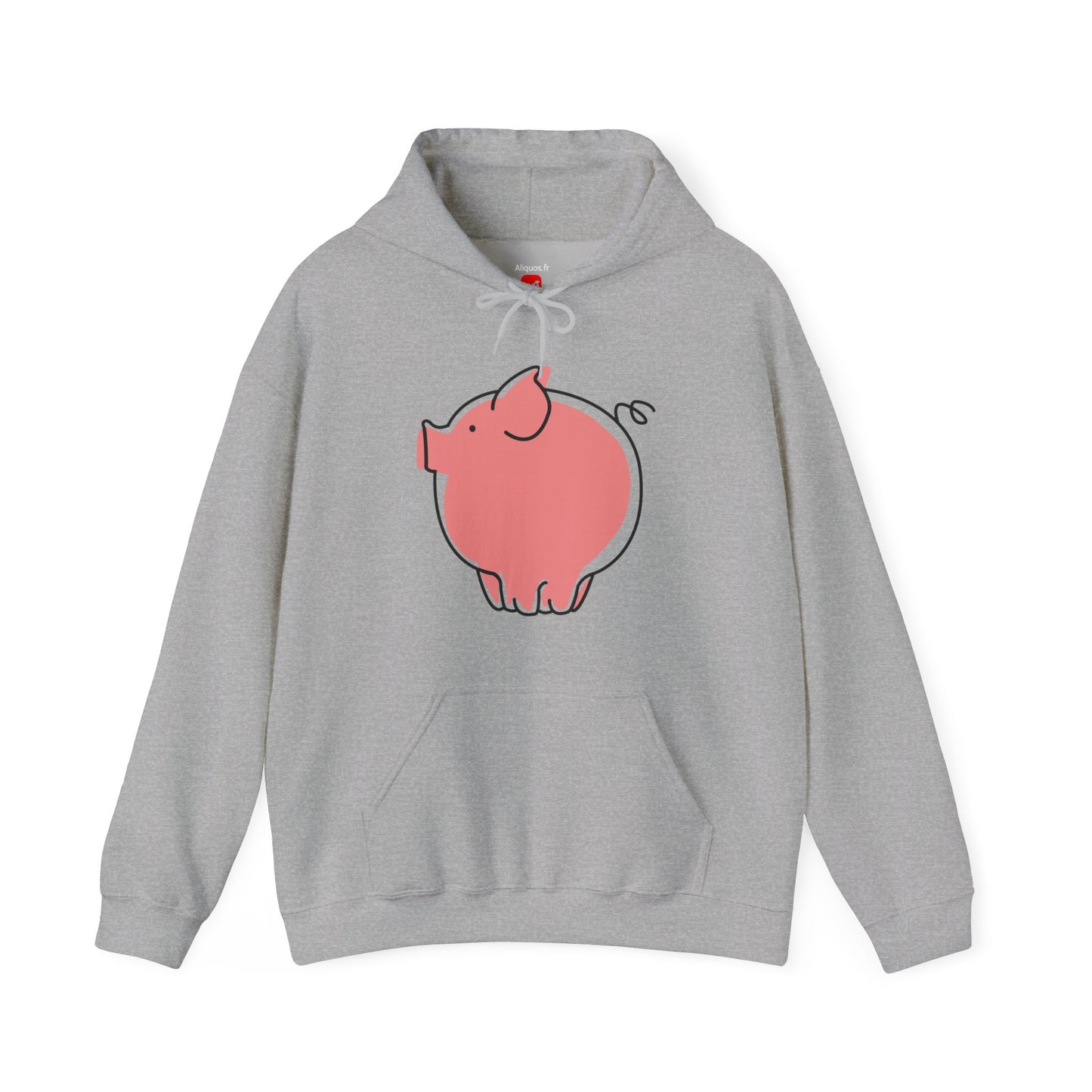 Pudgy Piggy Unisex Hooded Sweatshirt - ALIQUOS