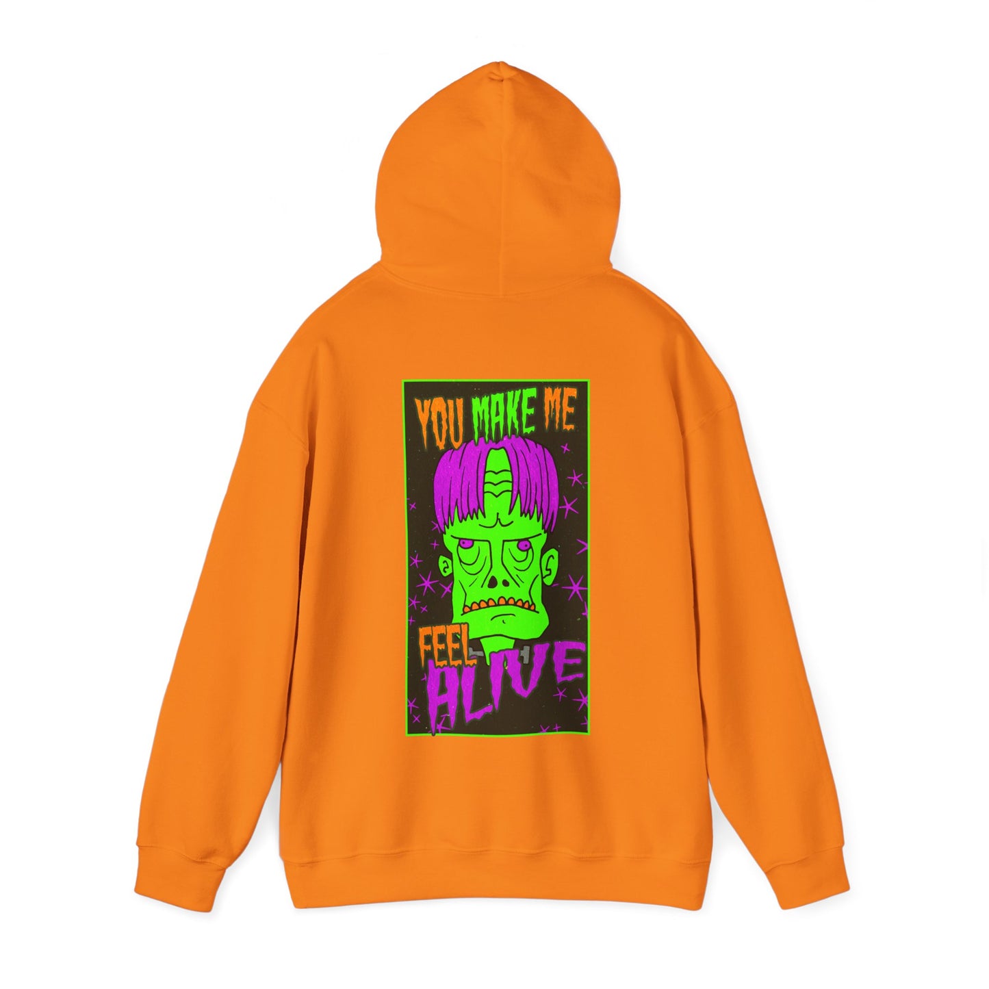 Unisex Hooded Sweatshirt - Frankenstein Monster Design - ALIQUOS
