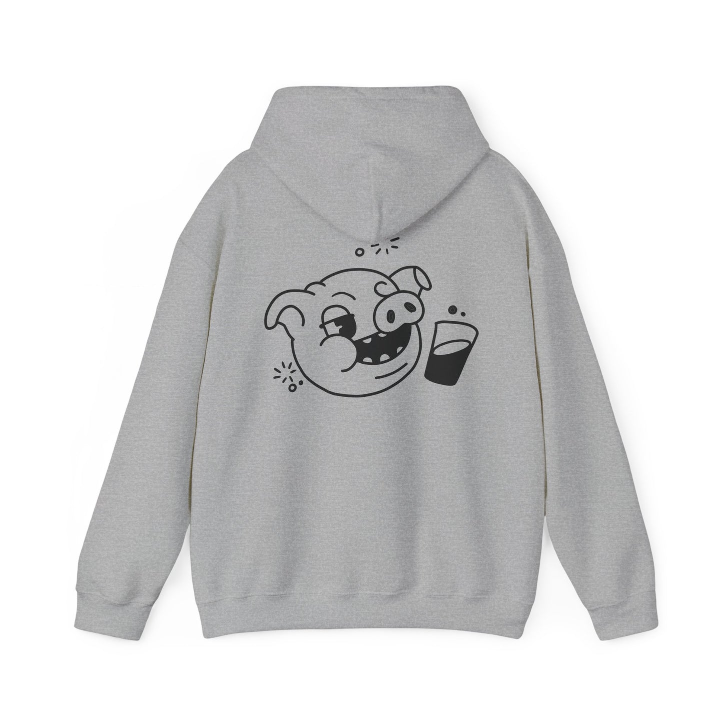 Drunken Piggy Unisex Hooded Sweatshirt - ALIQUOS