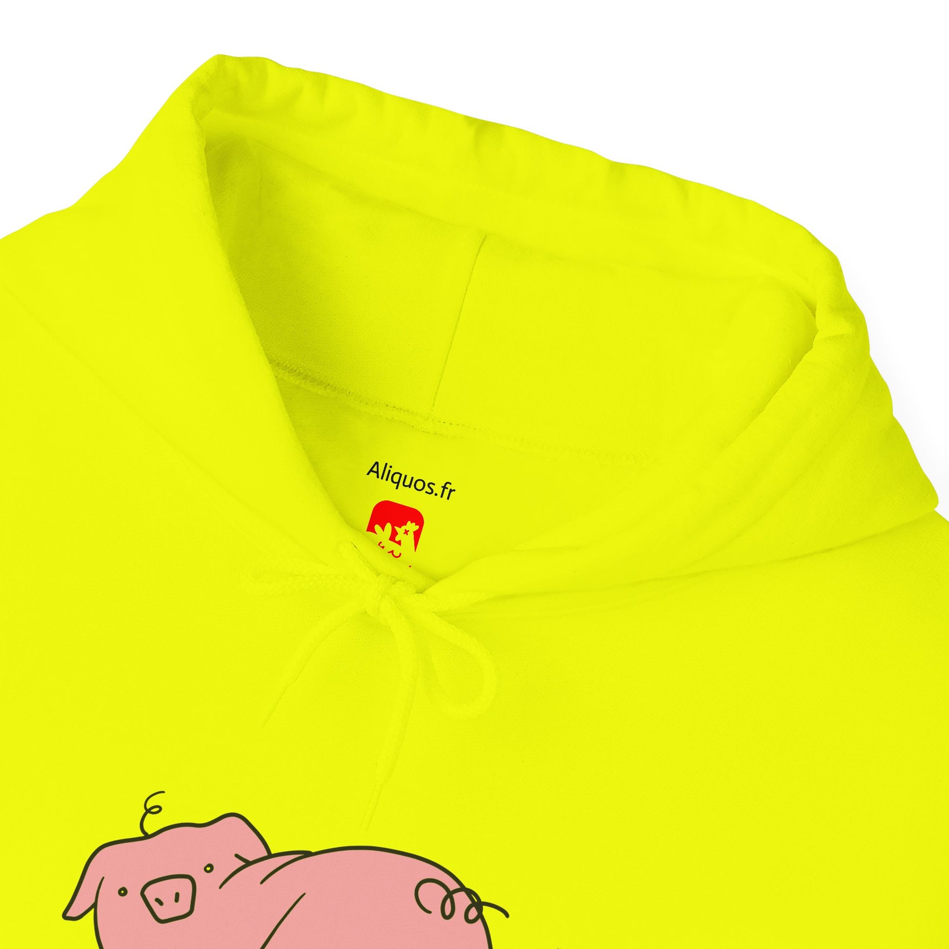 Piggy Rear Unisex Hooded Sweatshirt - ALIQUOS