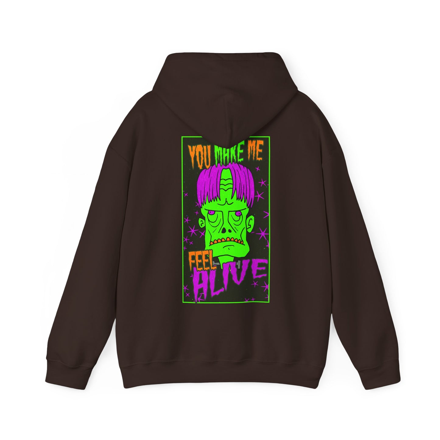 Unisex Hooded Sweatshirt - Frankenstein Monster Design - ALIQUOS