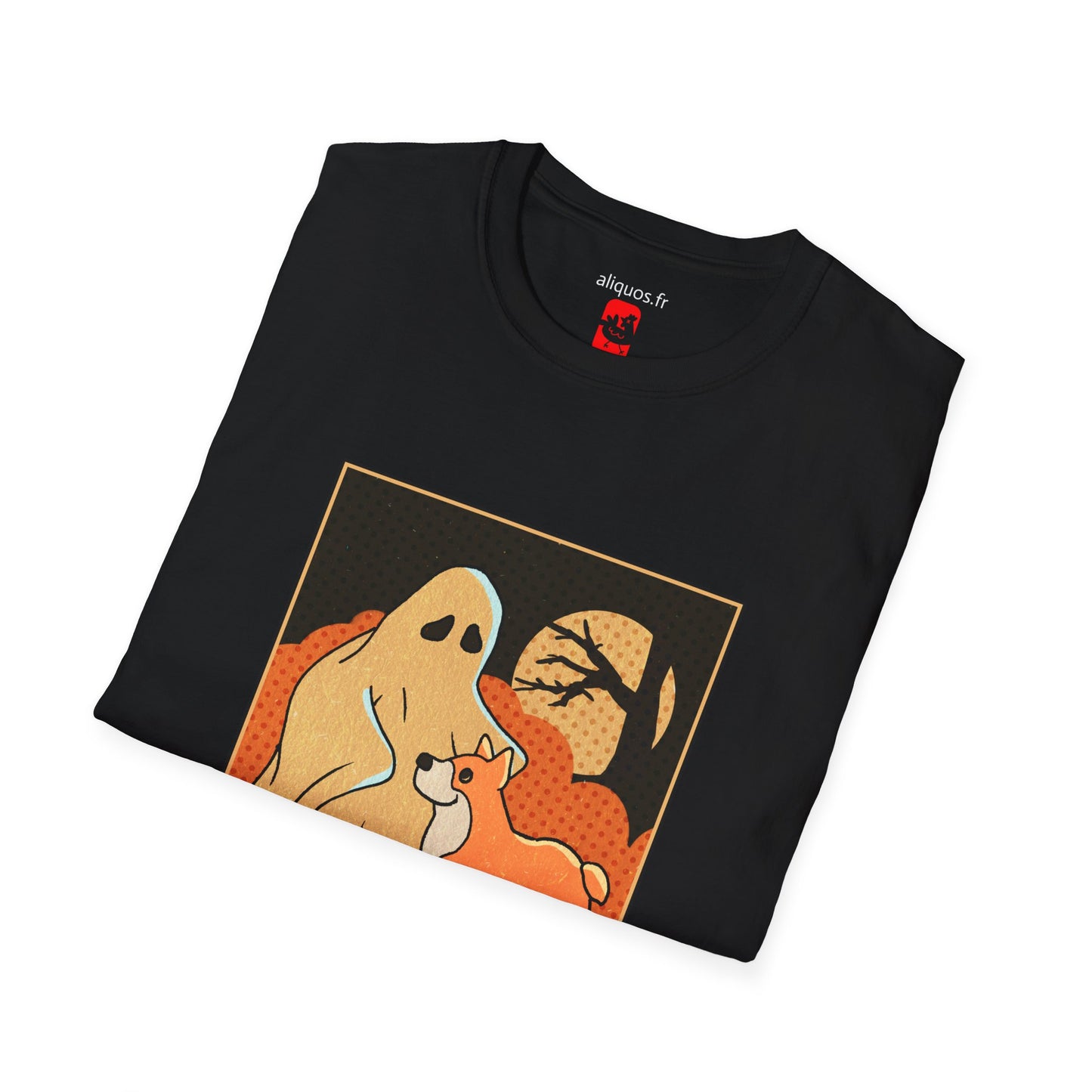 Unisex T-Shirt - 'Dogs won't ghost you' - ALIQUOS
