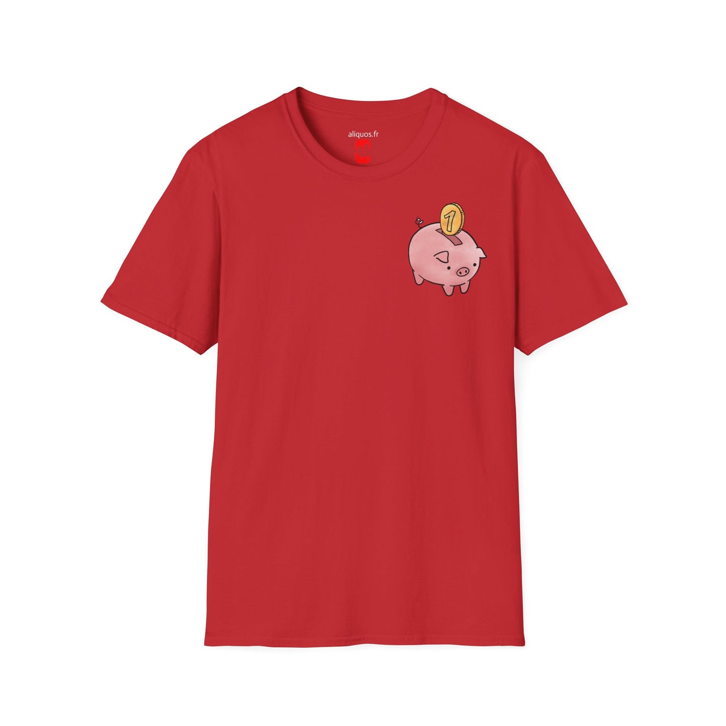 Unisex T-Shirt - Piggy Bank -  Aliquos
