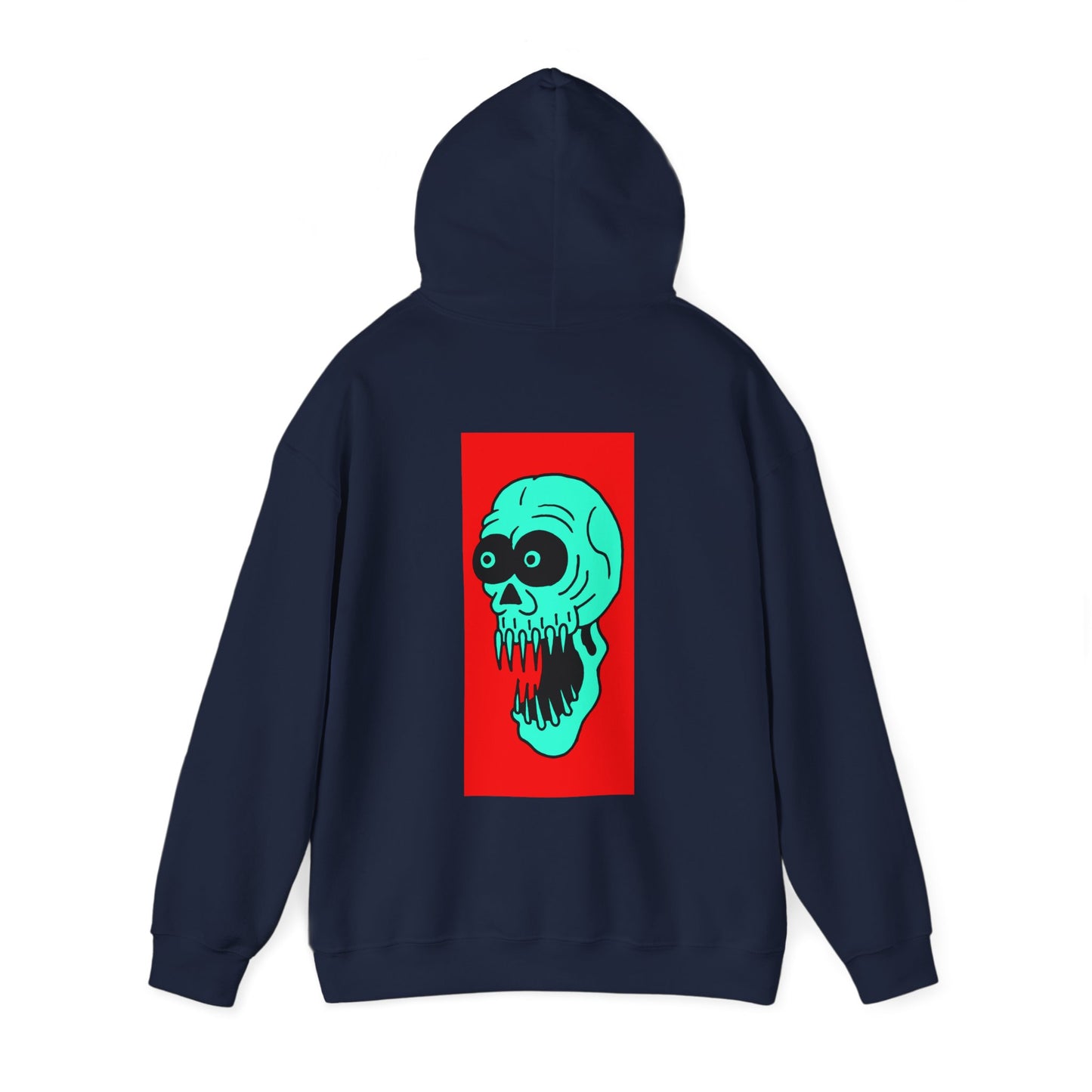 Sweat à capuche unisexe - Monstre fluo 