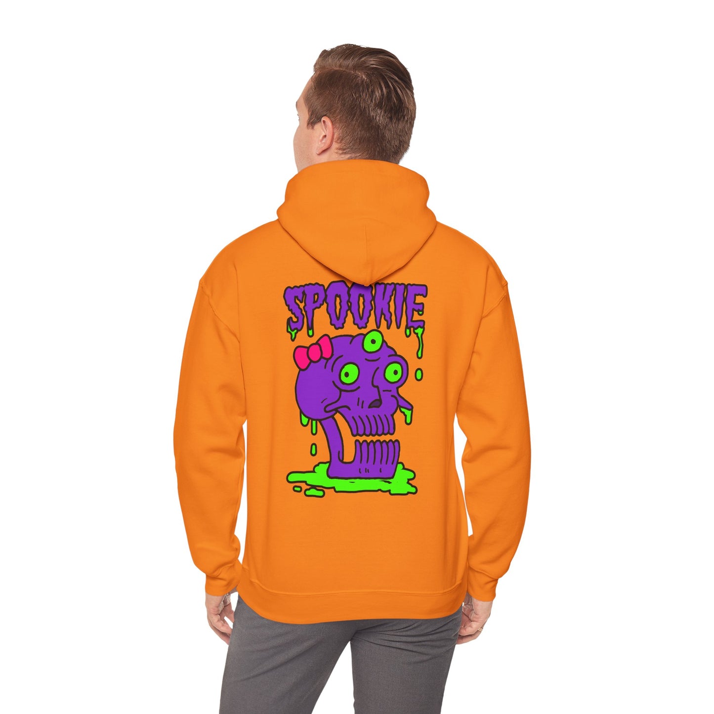 Unisex Hooded Sweatshirt -  Three-Eyed Skull 'Spookie' Design - ALIQUOS