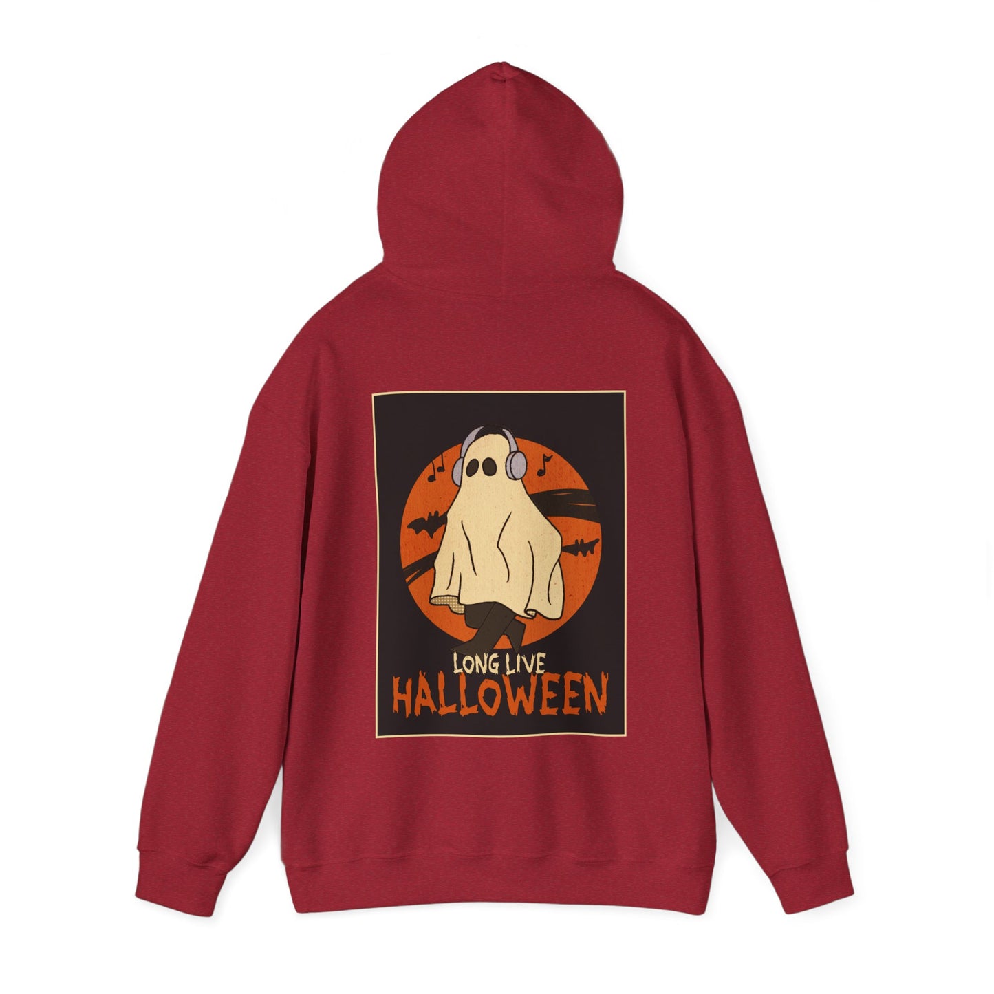 Sweat à capuche unisexe - Motif « Fantôme musical » 